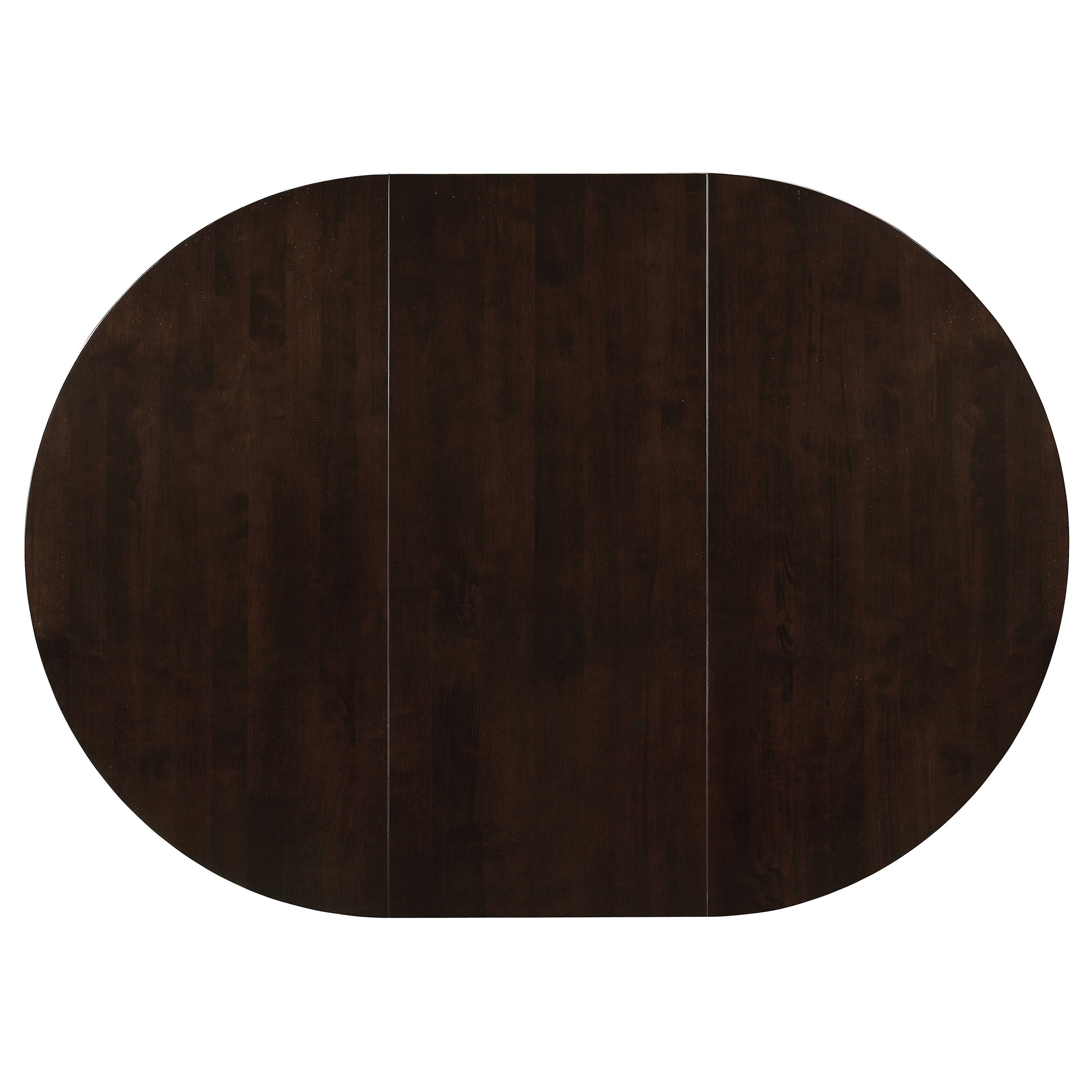 Gabriel Oval 60-inch Extension Leaf Dining Table Cappuccino-CoasterEveryday