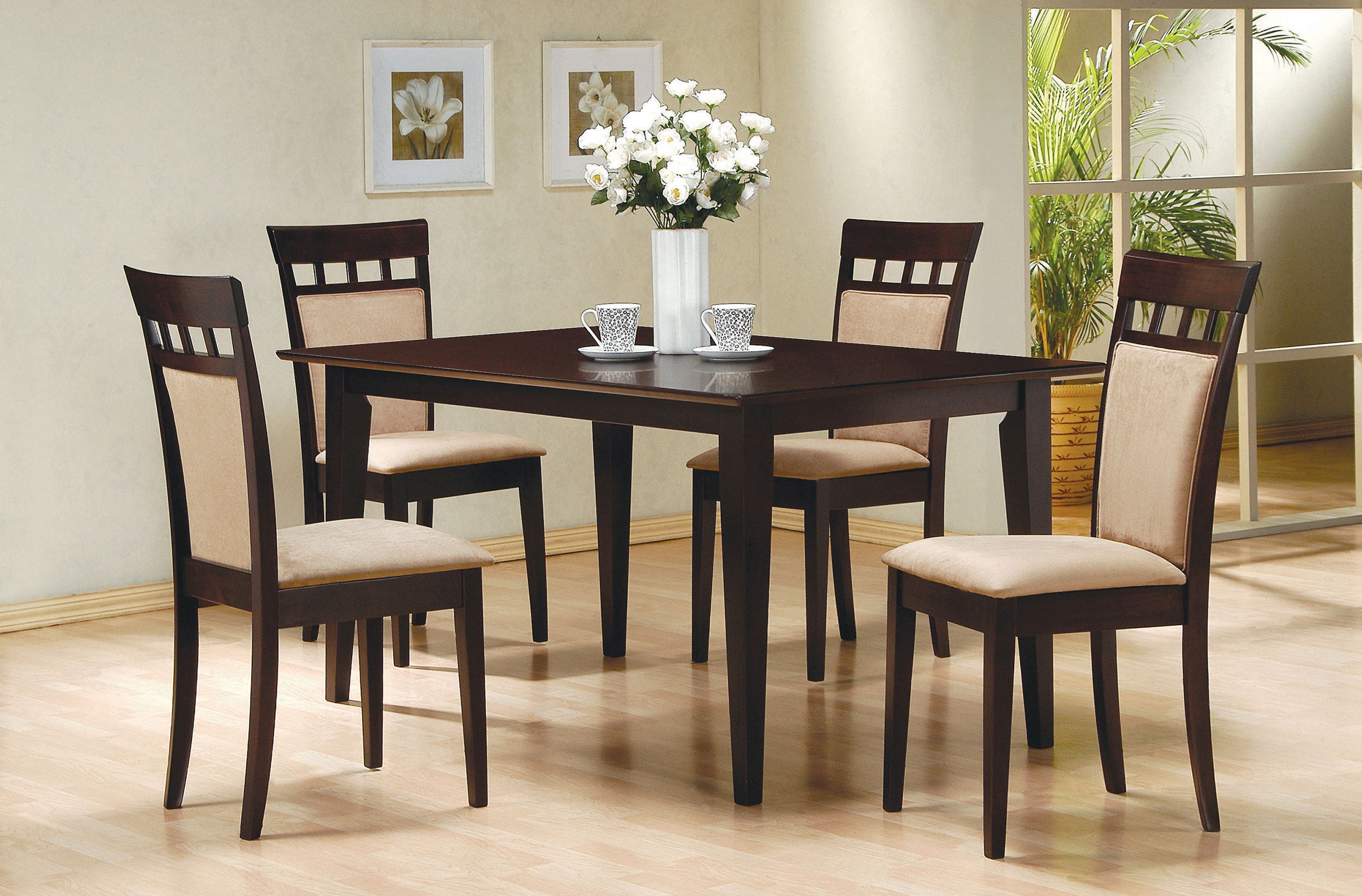 Gabriel 5-piece Rectangular 59-inch Dining Set Cappuccino-Coaster