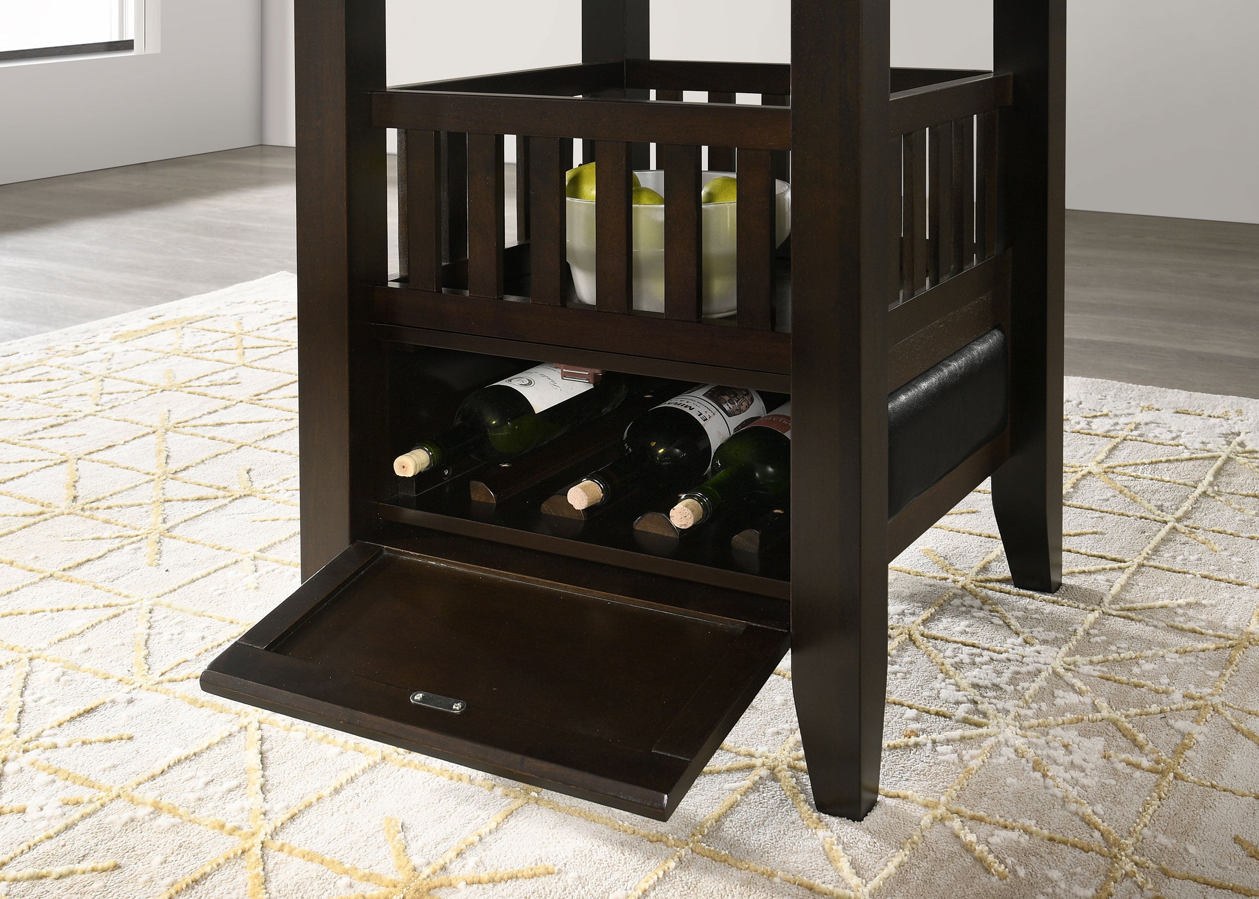 Jaden 5-piece Square Counter Height Dining Set Espresso-CoasterEveryday
