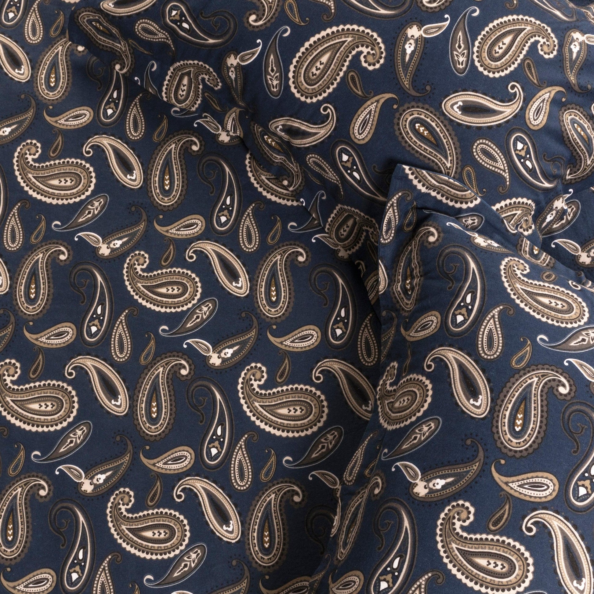100% Cotton Flannel Paisley Luxury Duvet Cover Set - Duvet Cover Set by Superior Brand