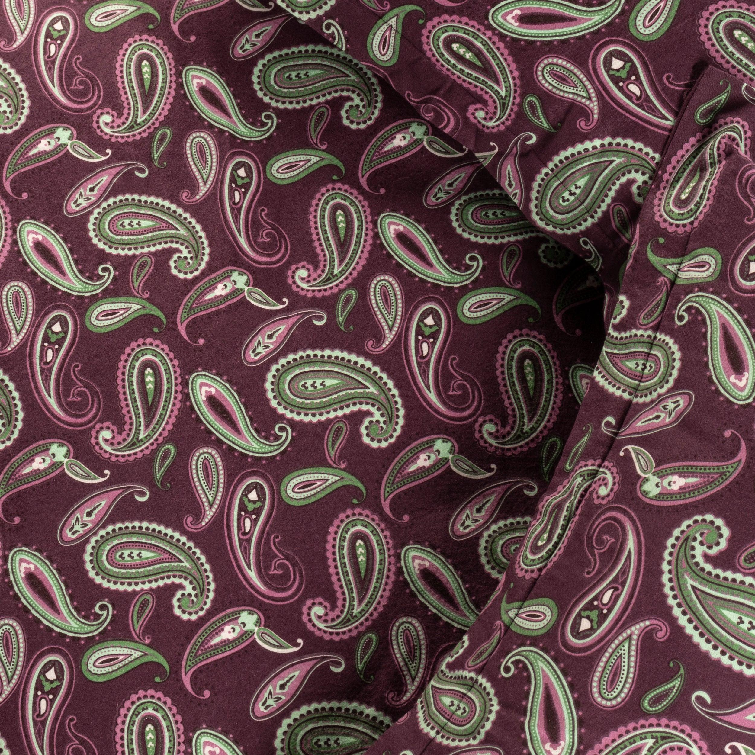 100% Cotton Flannel Paisley Luxury Duvet Cover Set - Duvet Cover Set by Superior Brand