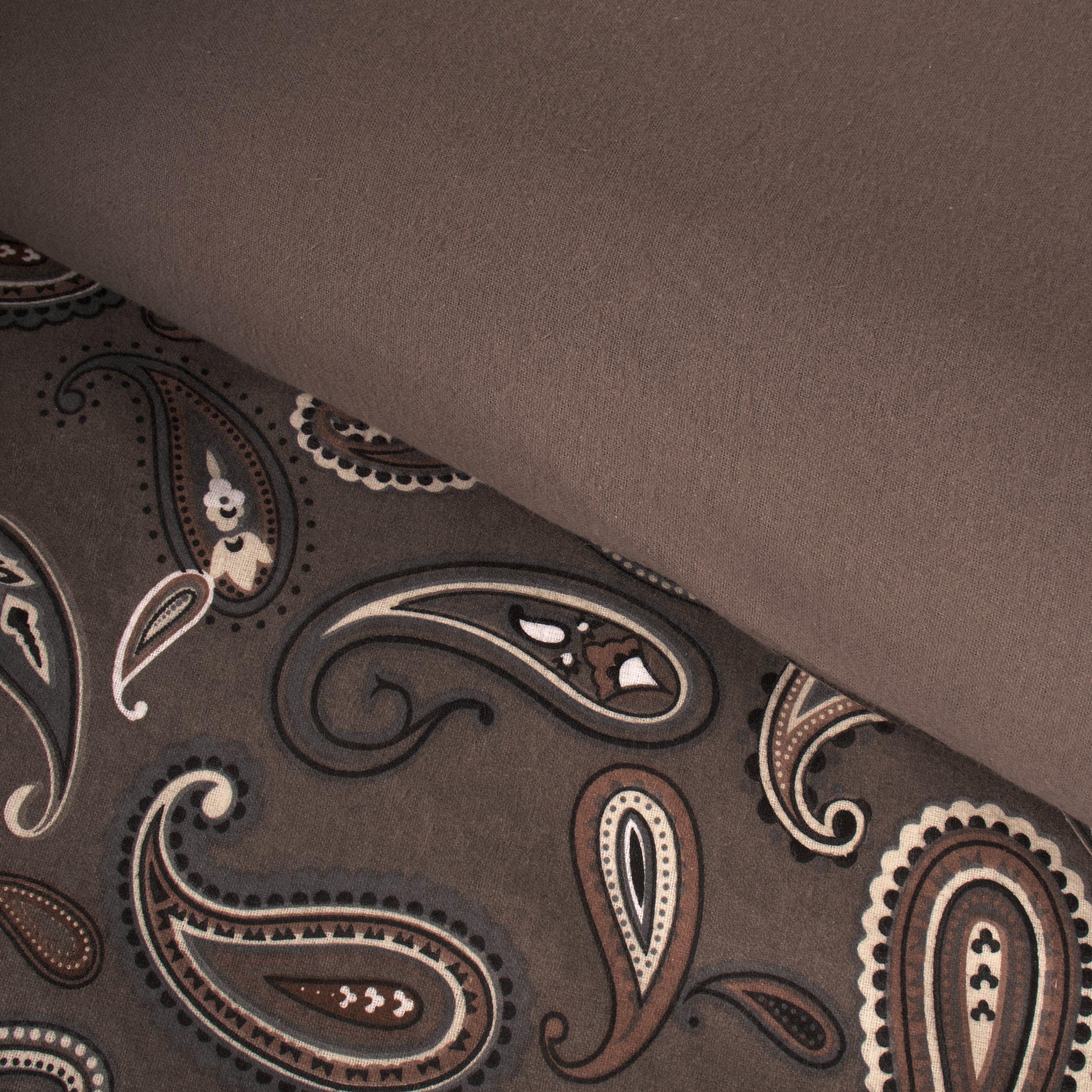 100% Cotton Flannel Paisley Luxury Duvet Cover Set - Duvet Cover Set by Superior Brand