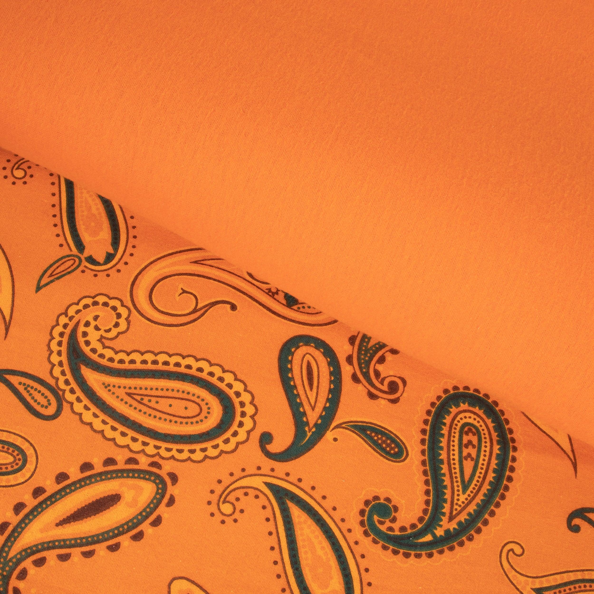 100% Cotton Flannel Paisley Luxury Duvet Cover Set - Duvet Cover Set by Superior Brand