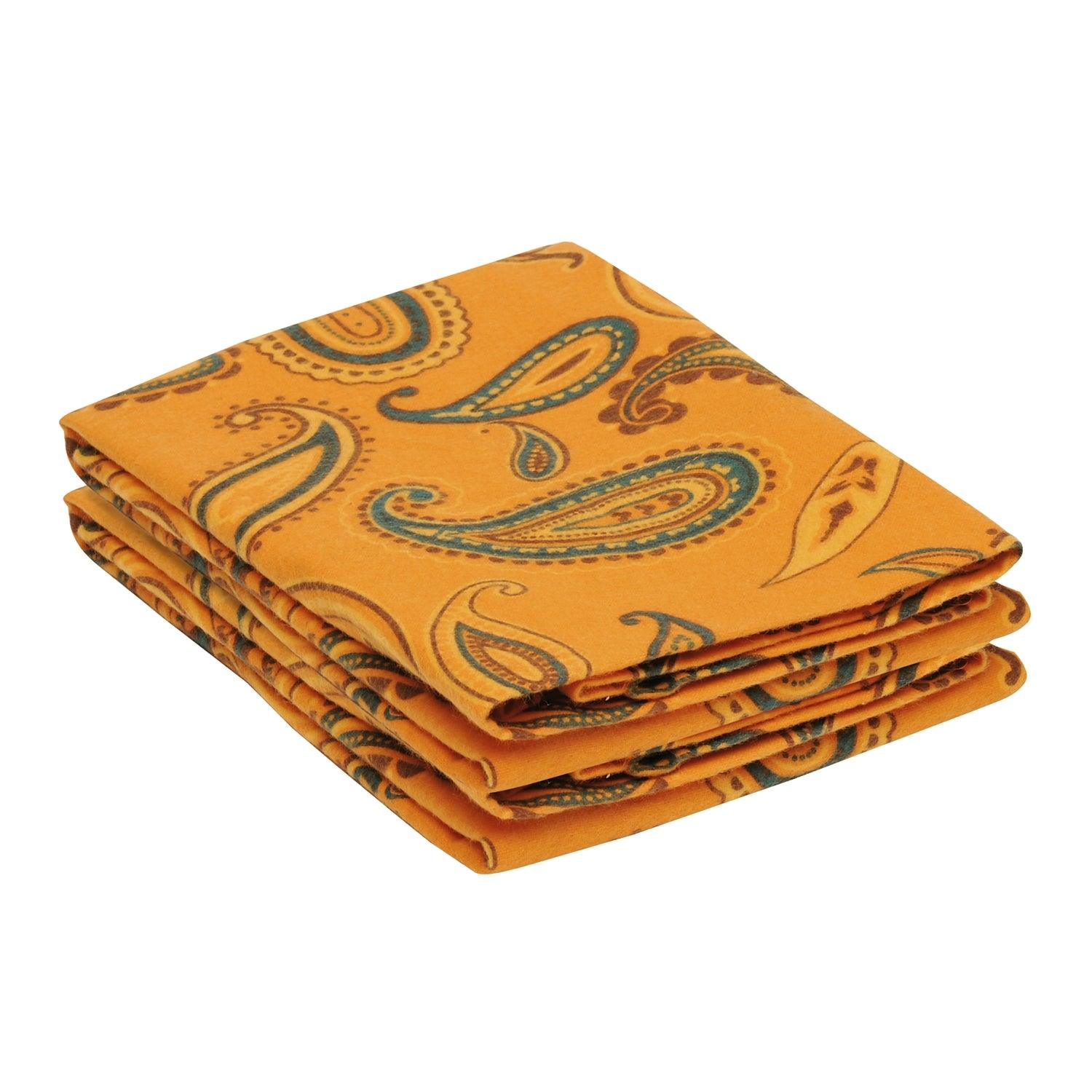 100% Cotton Flannel Vintage Paisley Pillowcase Set - Pillowcases by Superior Brand