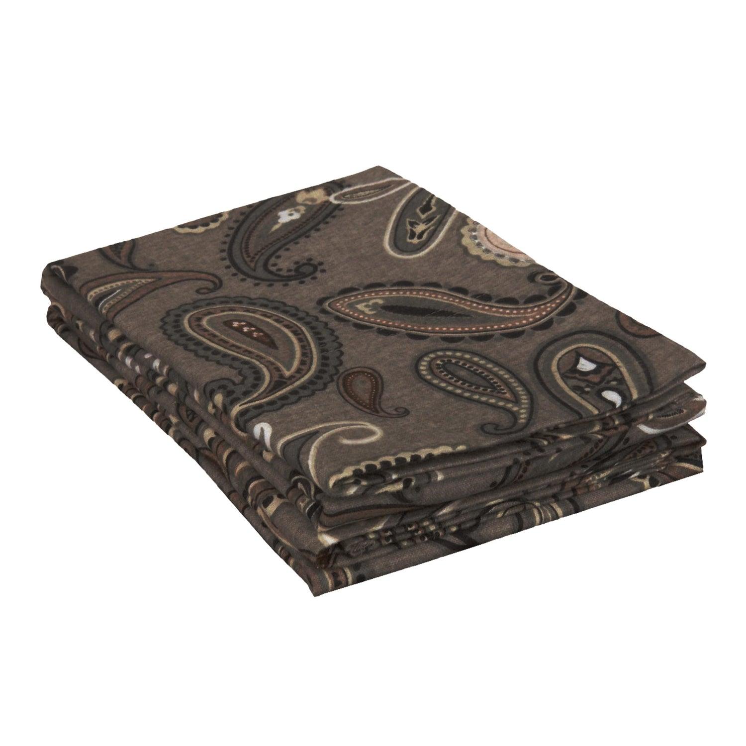 100% Cotton Flannel Vintage Paisley Pillowcase Set - Pillowcases by Superior Brand