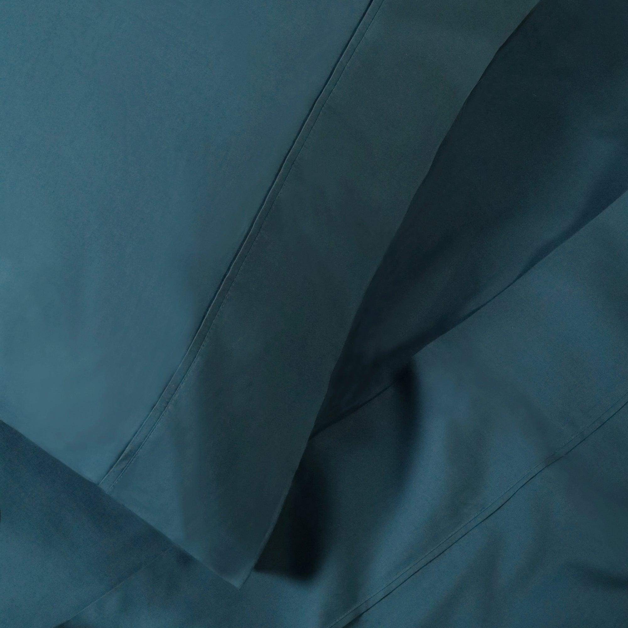 300 Thread Count 100% Cotton Sheet Set Percale Solid Deep Pocket - Sheet Set by Superior Brand