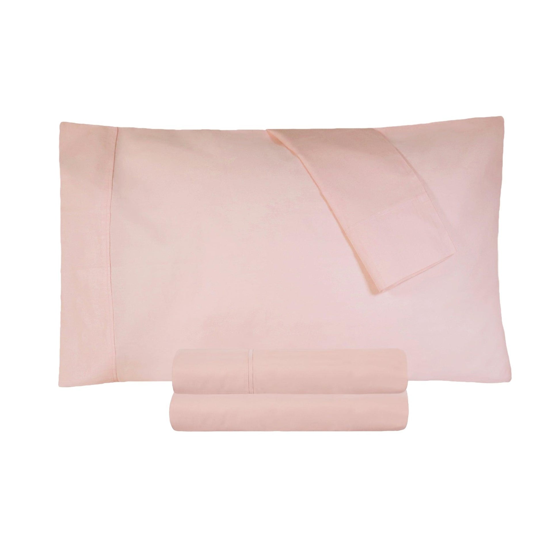 300 Thread Count 100% Cotton Sheet Set Percale Solid Deep Pocket - Sheet Set by Superior Brand