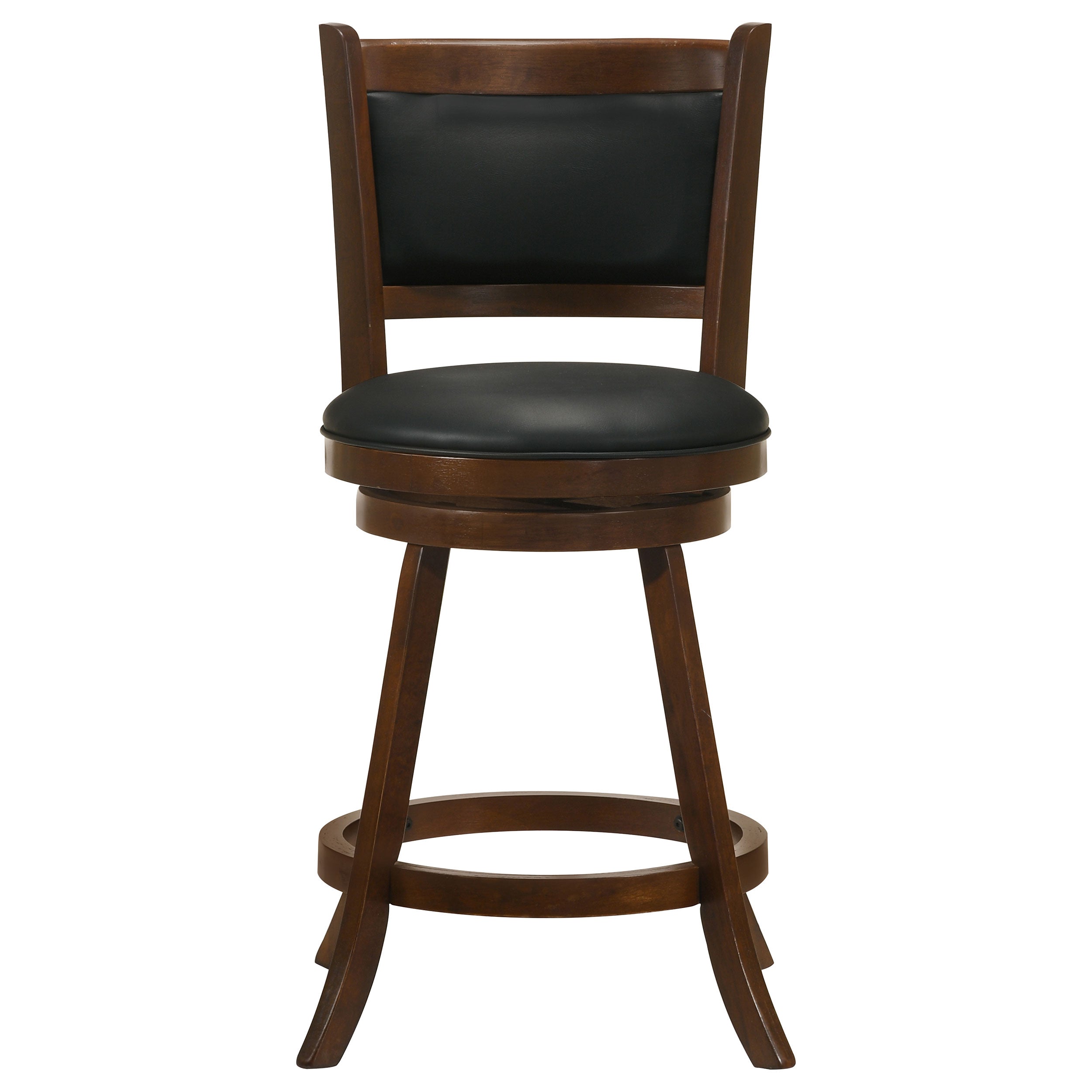 Broxton Upholstered Swivel Counter Chair Chestnut (Set of 2)-CoasterEssence