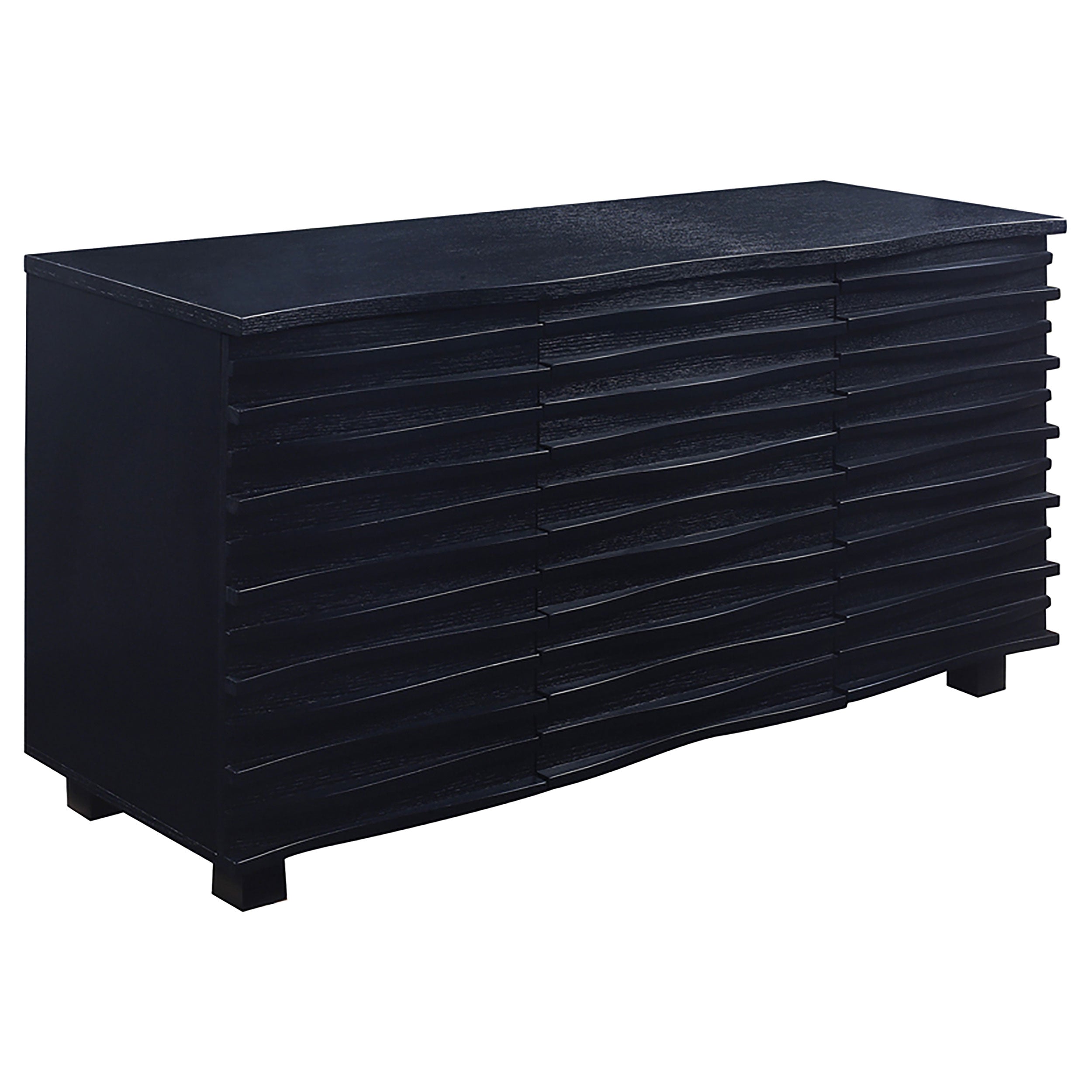 Stanton 3-drawer Sideboard Buffet Storage Cabinet Black-CoasterEssence