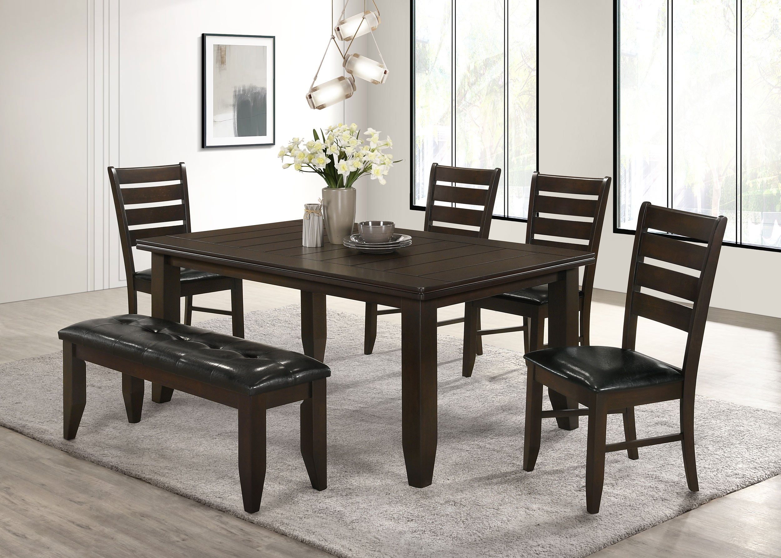 Dalila Wood Dining Side Chair Cappuccino (Set of 2)-CoasterEveryday