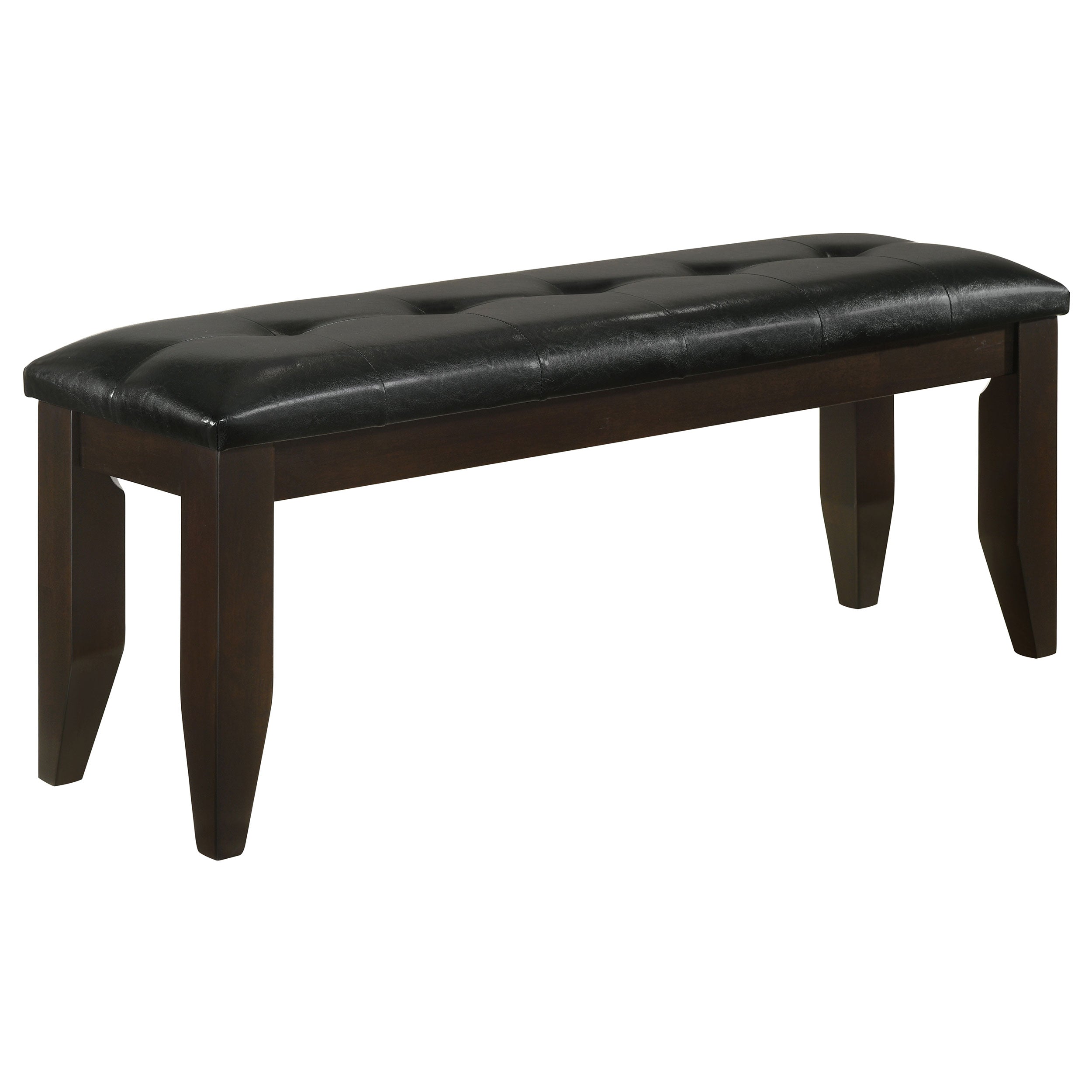Dalila Leatherette Upholstered Wood Dining Bench Cappuccino-CoasterEveryday