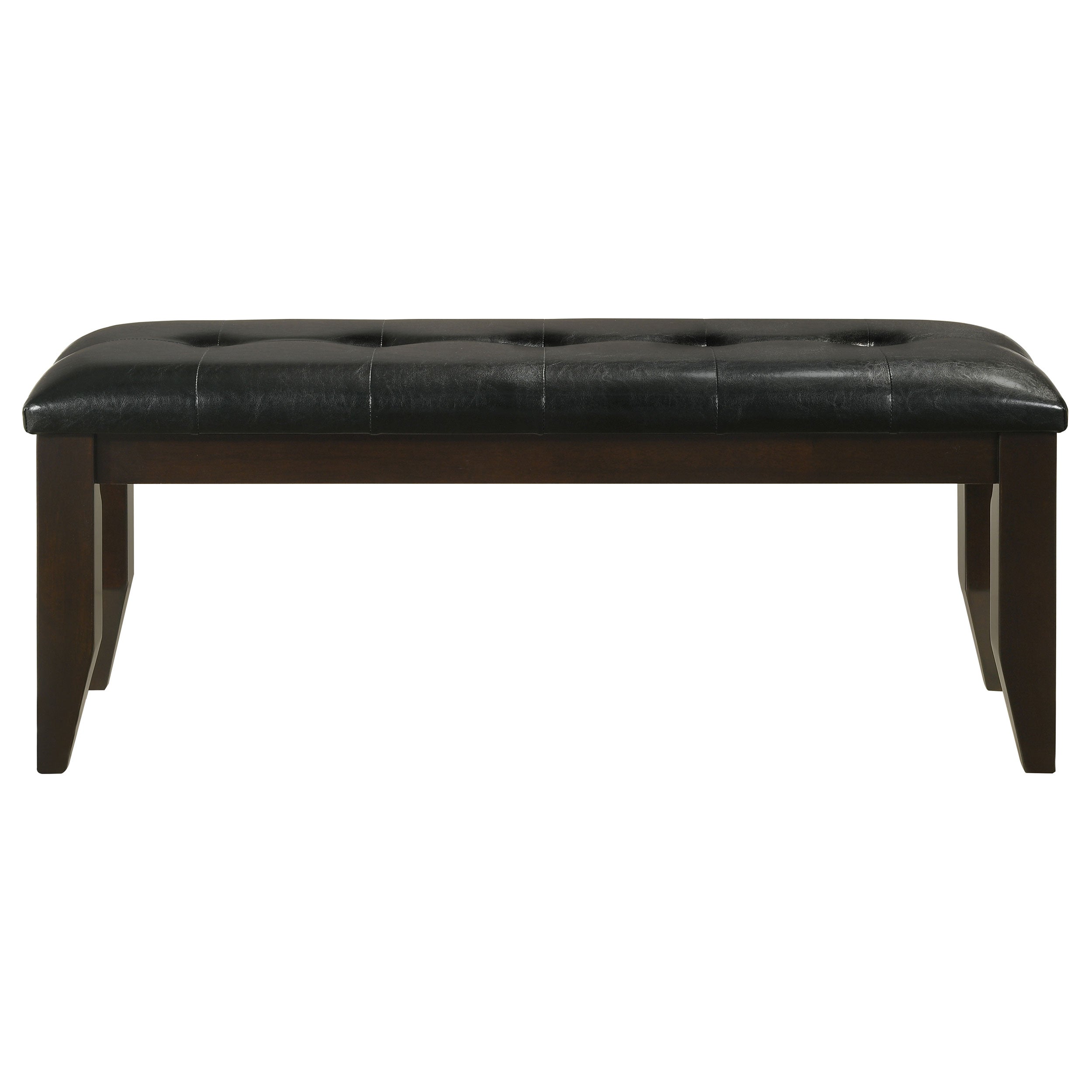 Dalila Leatherette Upholstered Wood Dining Bench Cappuccino-CoasterEveryday