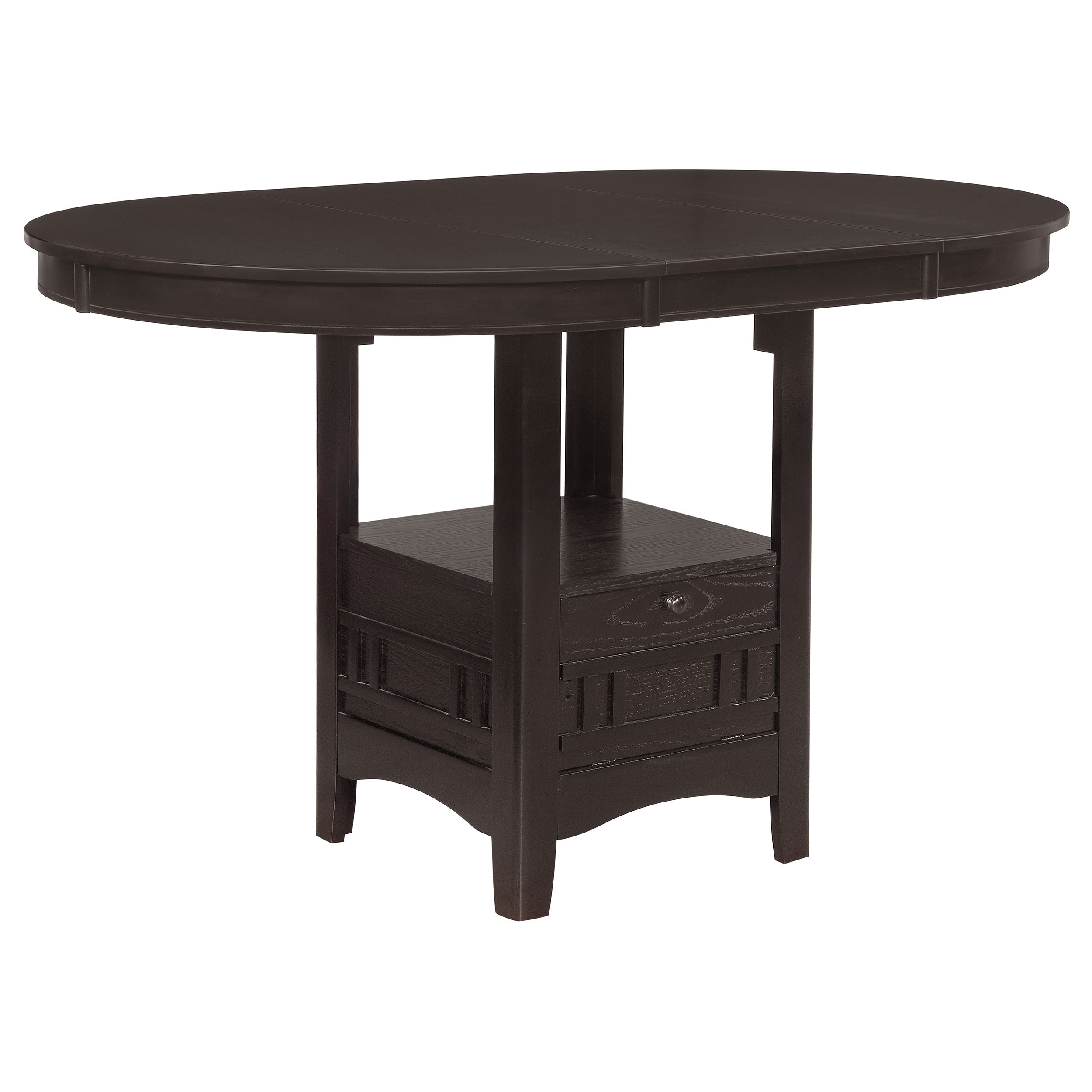 Lavon 5-piece Oval Counter Height Dining Set Espresso-CoasterEveryday
