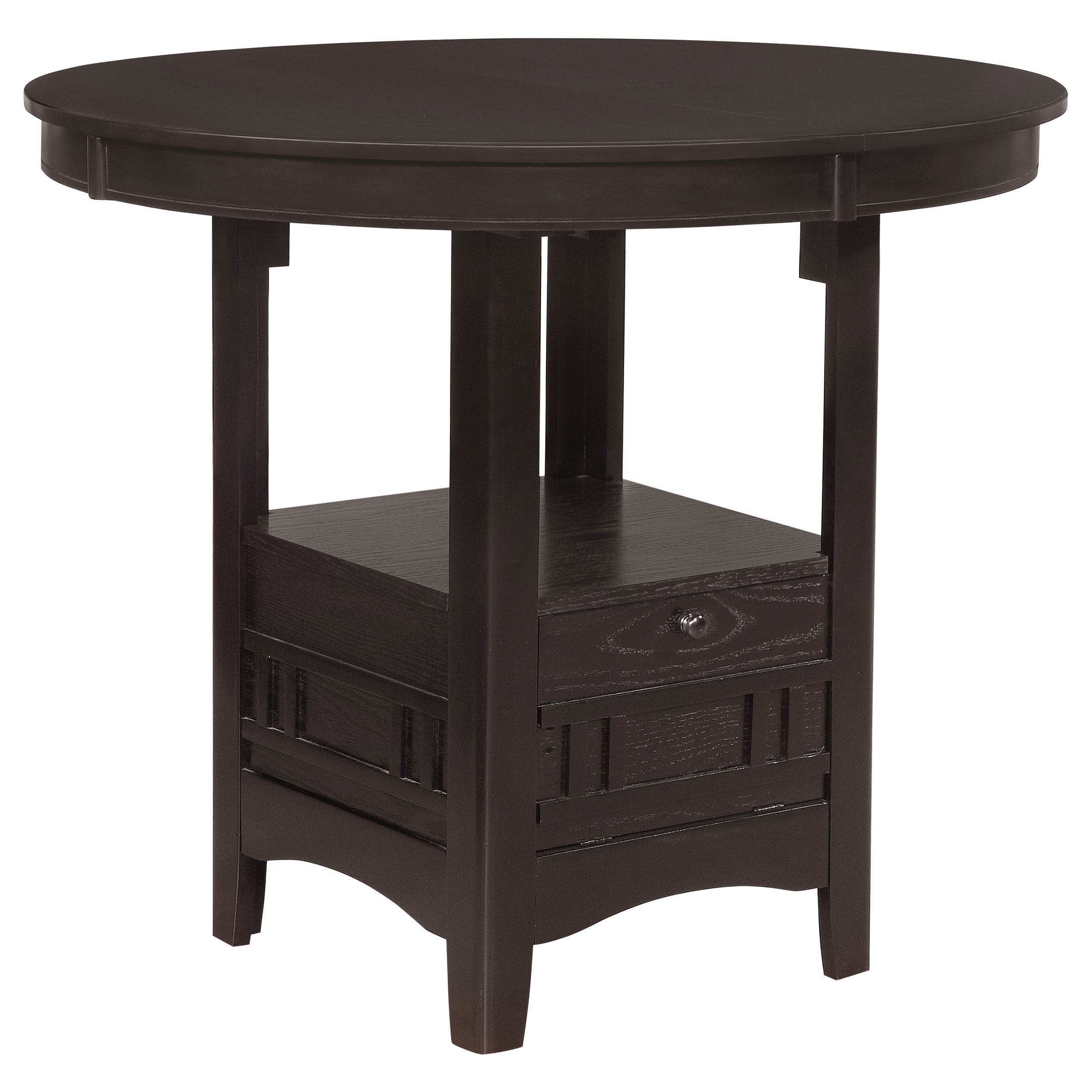 Lavon Oval 60-inch Counter Height Extension Dining Table Espresso-CoasterEveryday