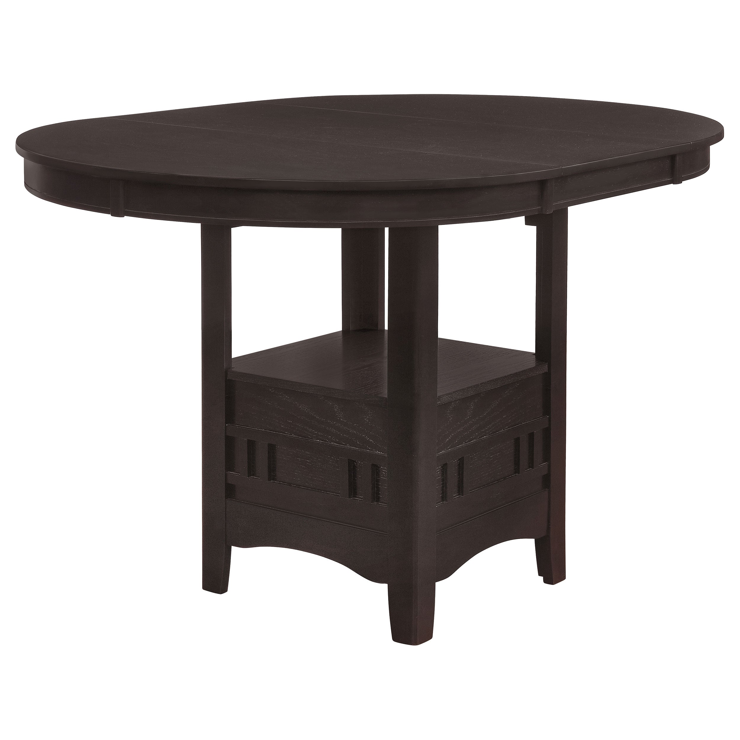 Lavon Oval 60-inch Counter Height Extension Dining Table Espresso-CoasterEveryday