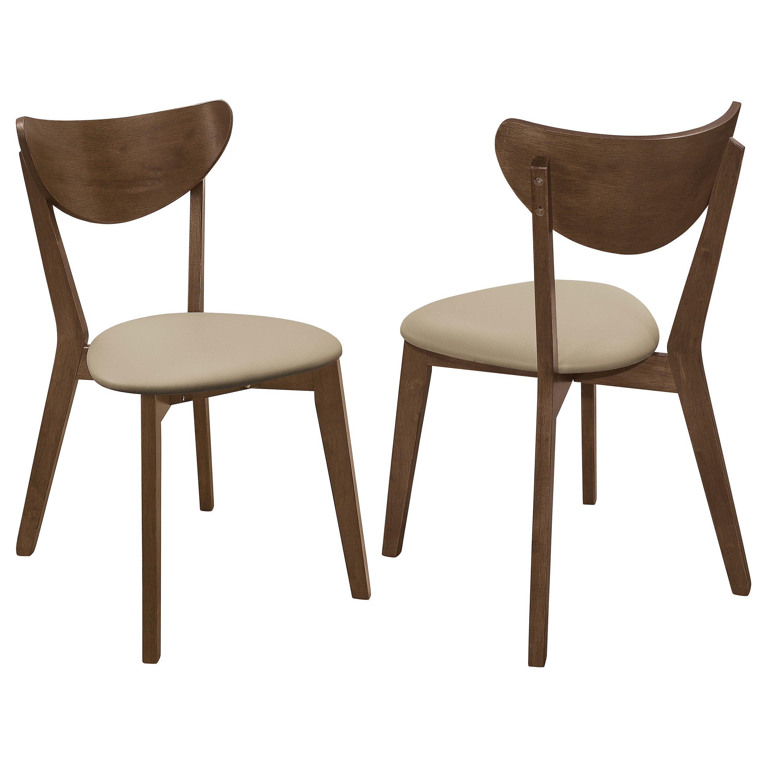 Kersey Wood Dining Side Chair Chestnut (Set of 2)-CoasterEveryday