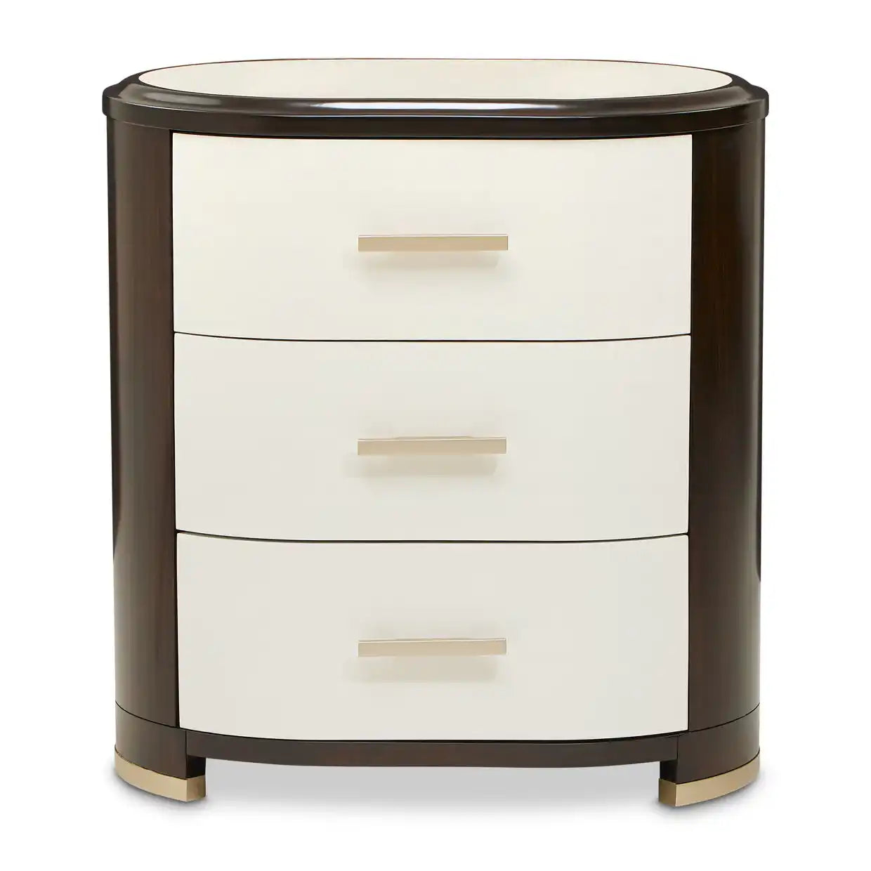 Paris Chic - Nightstand - Espresso Brown - Best Buy Furniture