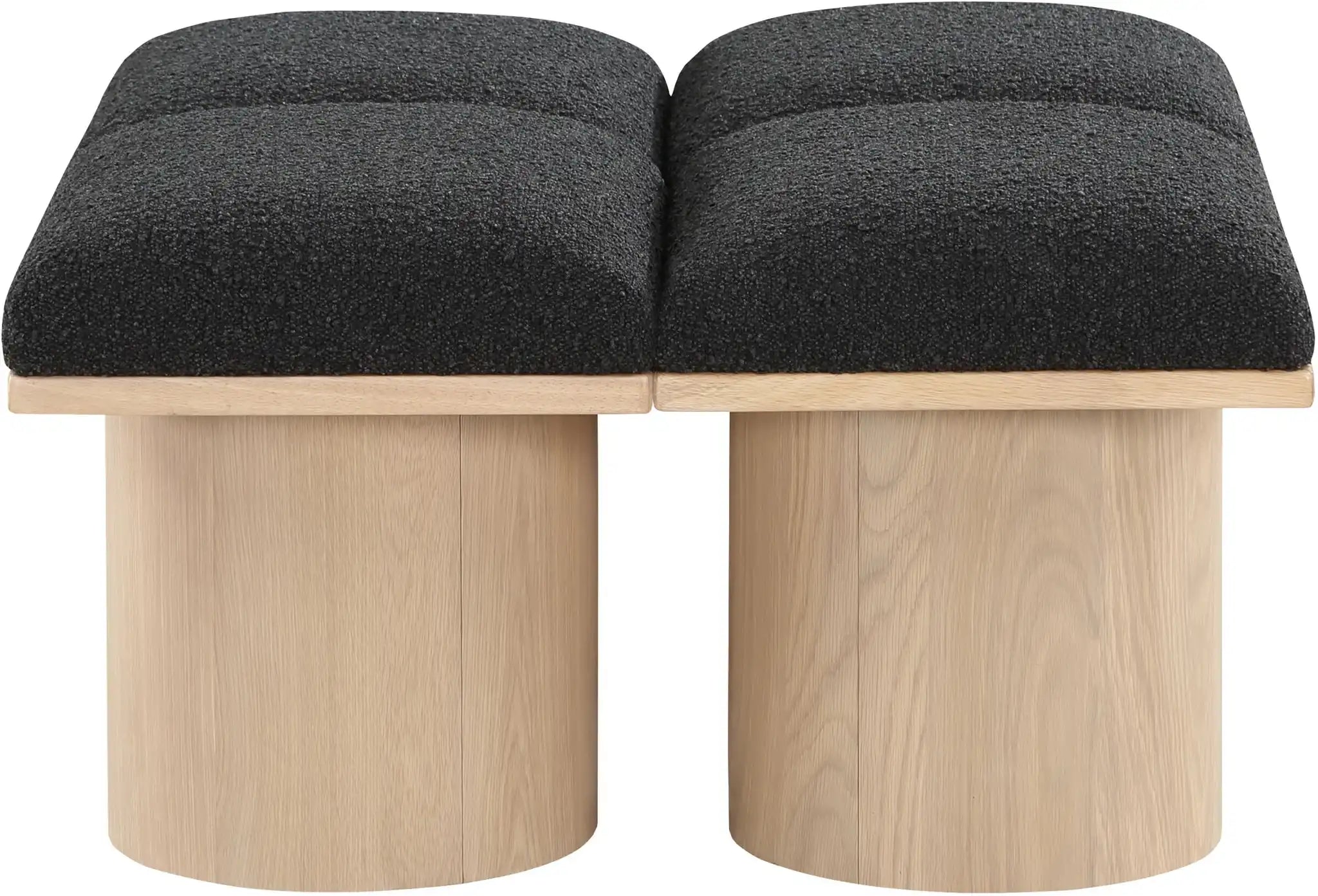 Pavilion - 4 Piece Modular Bench With Natural Base