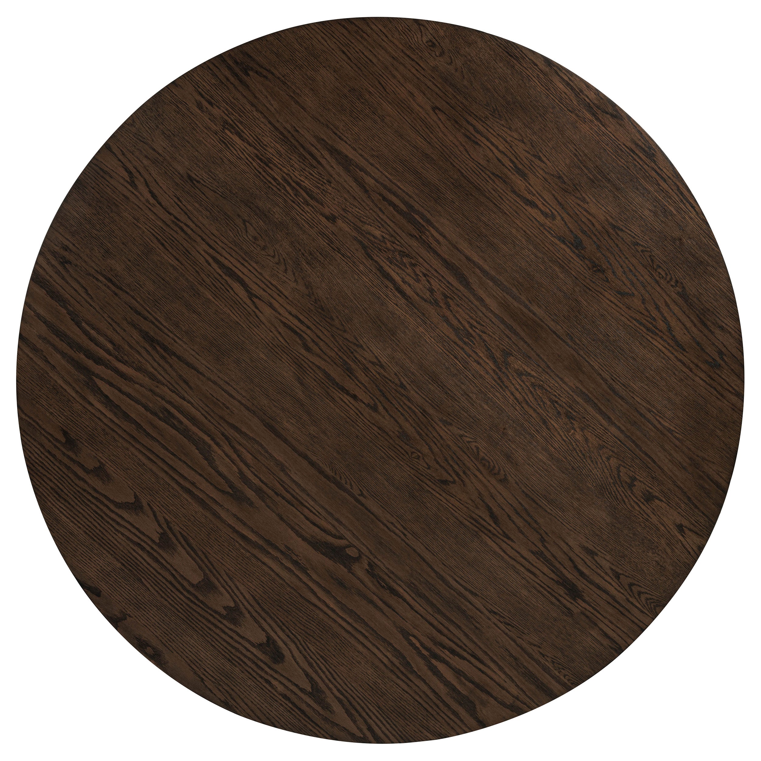 Ridgewell 5-piece Round Pedestal Dining Set Dark Oak-
