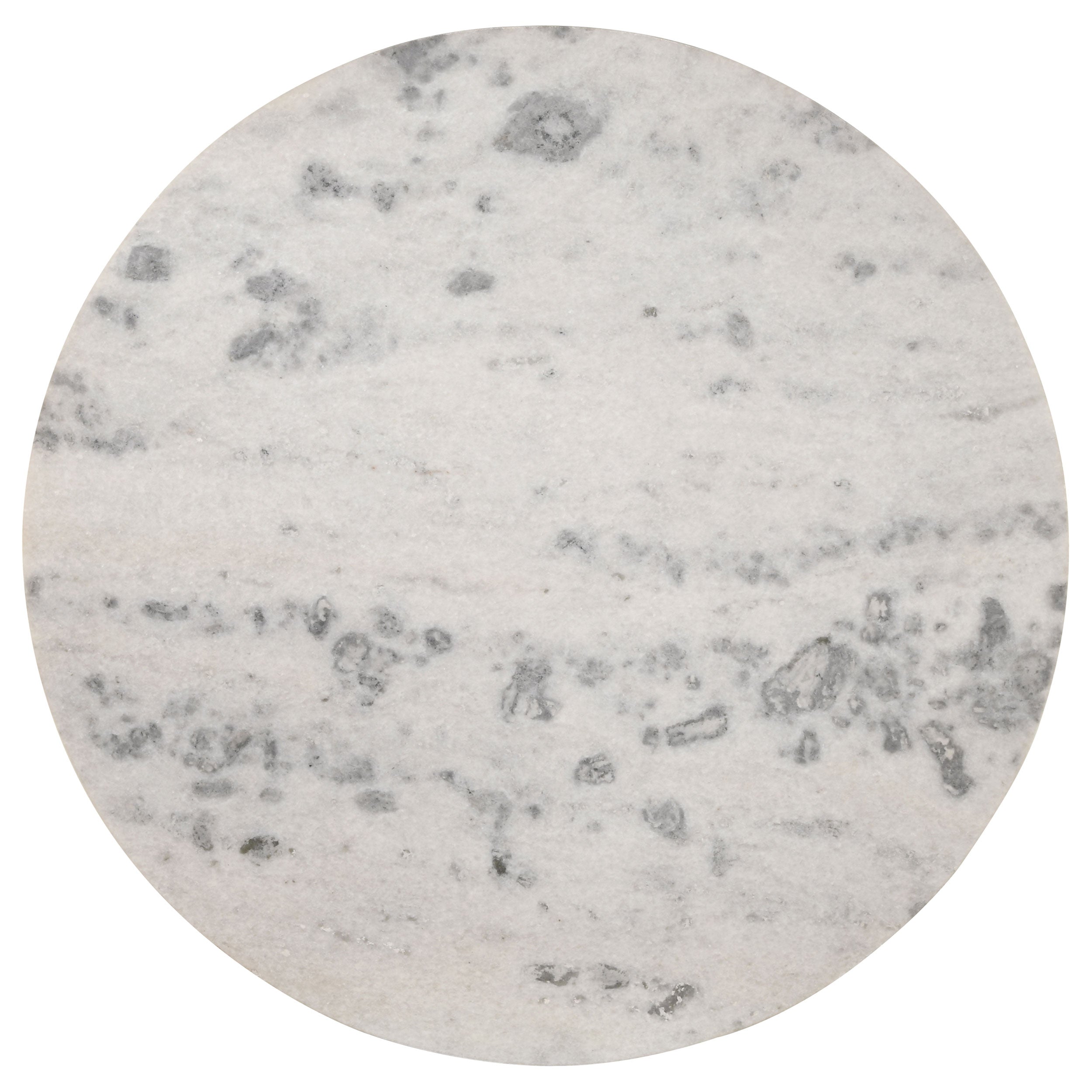 Ortega Round 46-inch Marble Top Wood Dining Table Natural-CoasterElevations