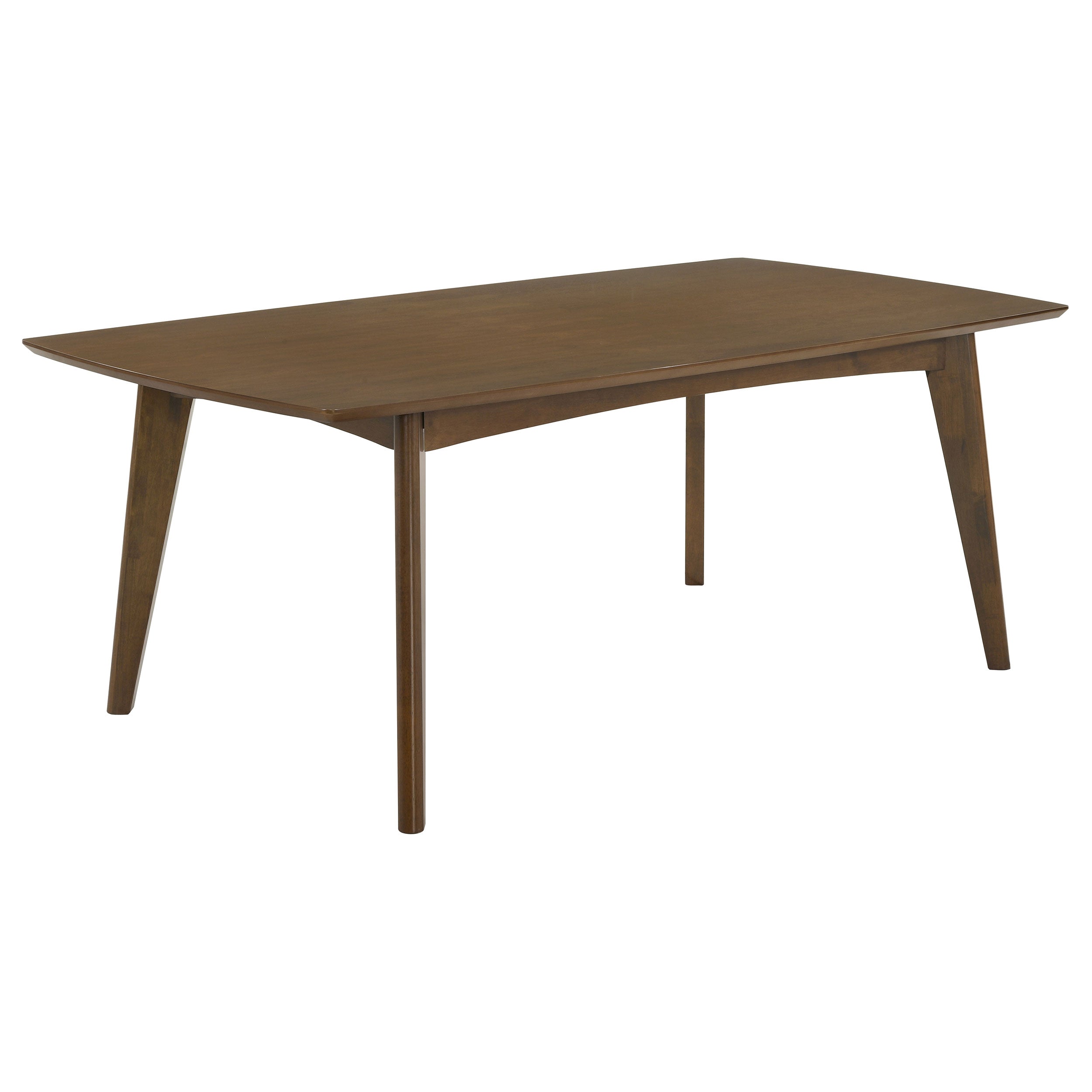 Malone Rectangular 78-inch Wood Dining Table Dark Walnut-CoasterEssence