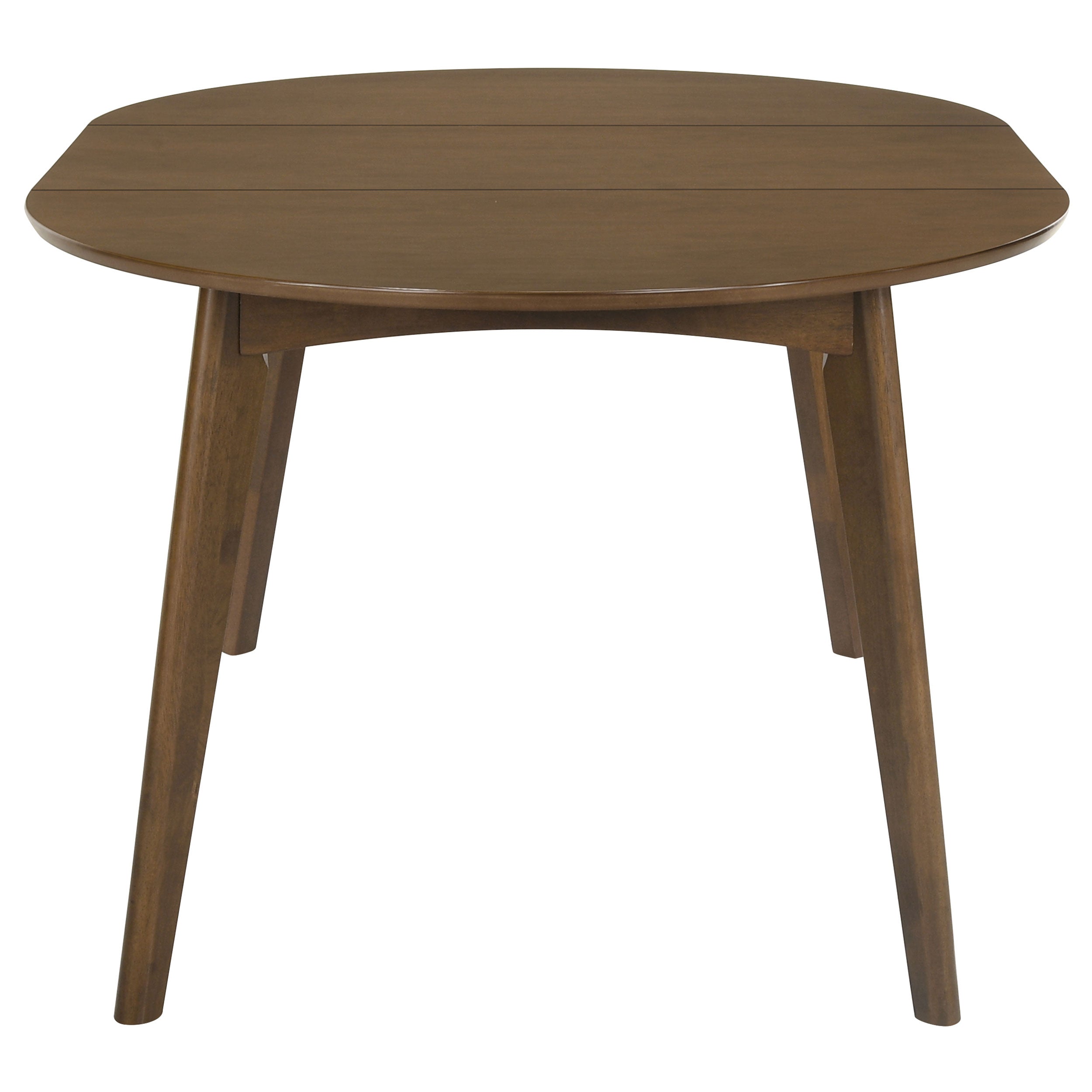 Jedda Oval 60-inch Extension Leaf Dining Table Dark Walnut-CoasterEveryday