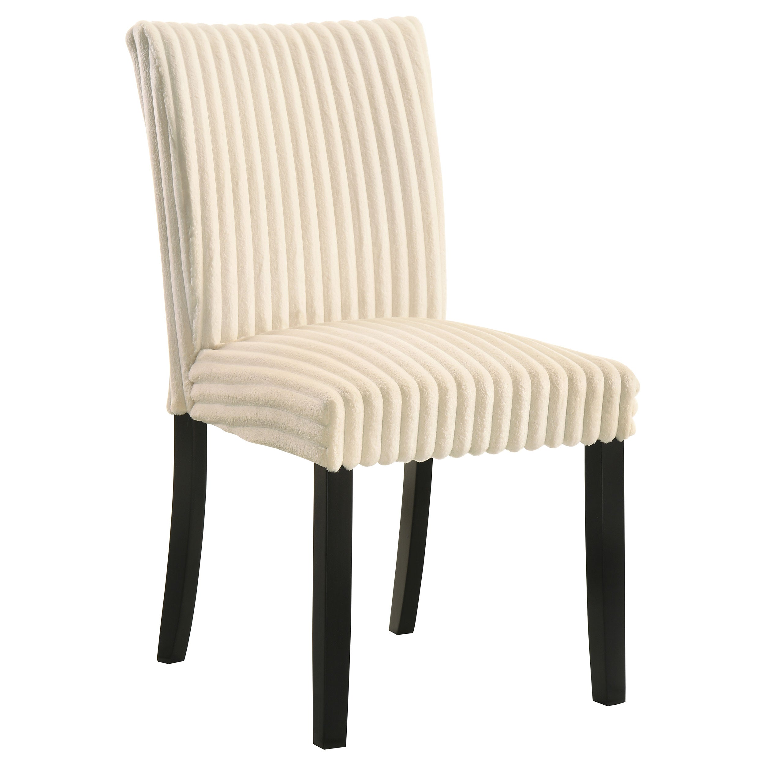 Dermott Upholstered Parson Dining Side Chair Cream (Set of 2)-