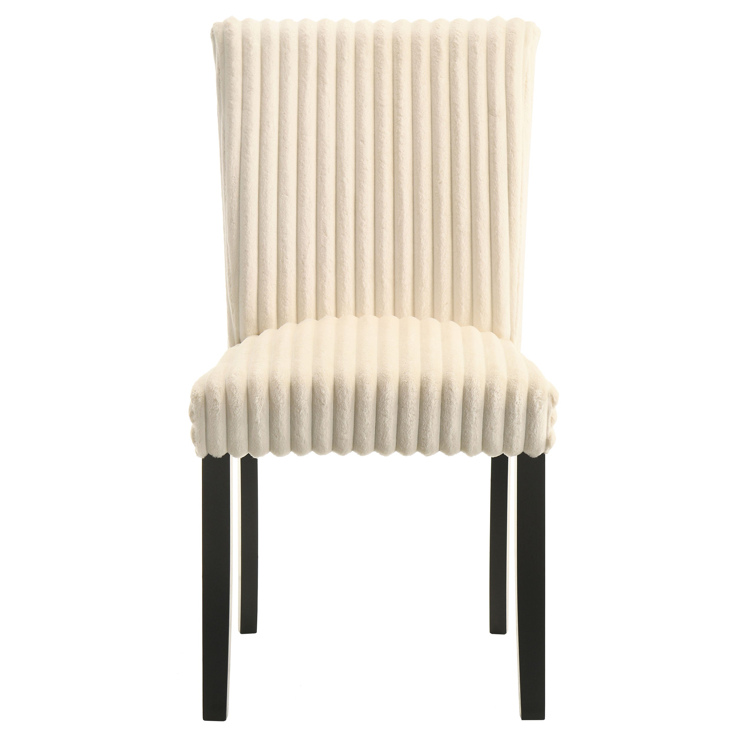 Dermott Upholstered Parson Dining Side Chair Cream (Set of 2)-