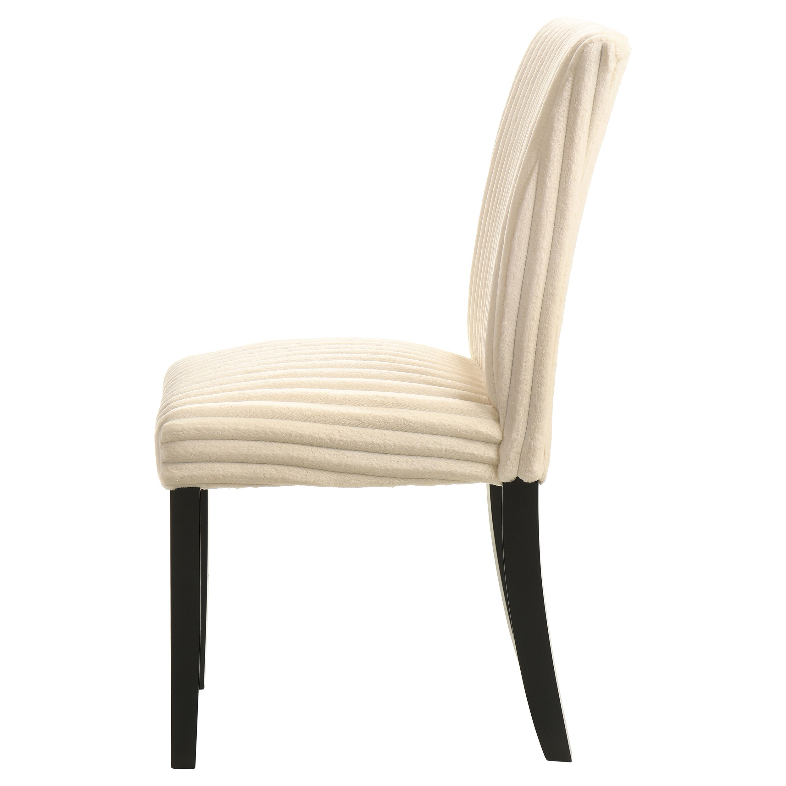 Dermott Upholstered Parson Dining Side Chair Cream (Set of 2)-