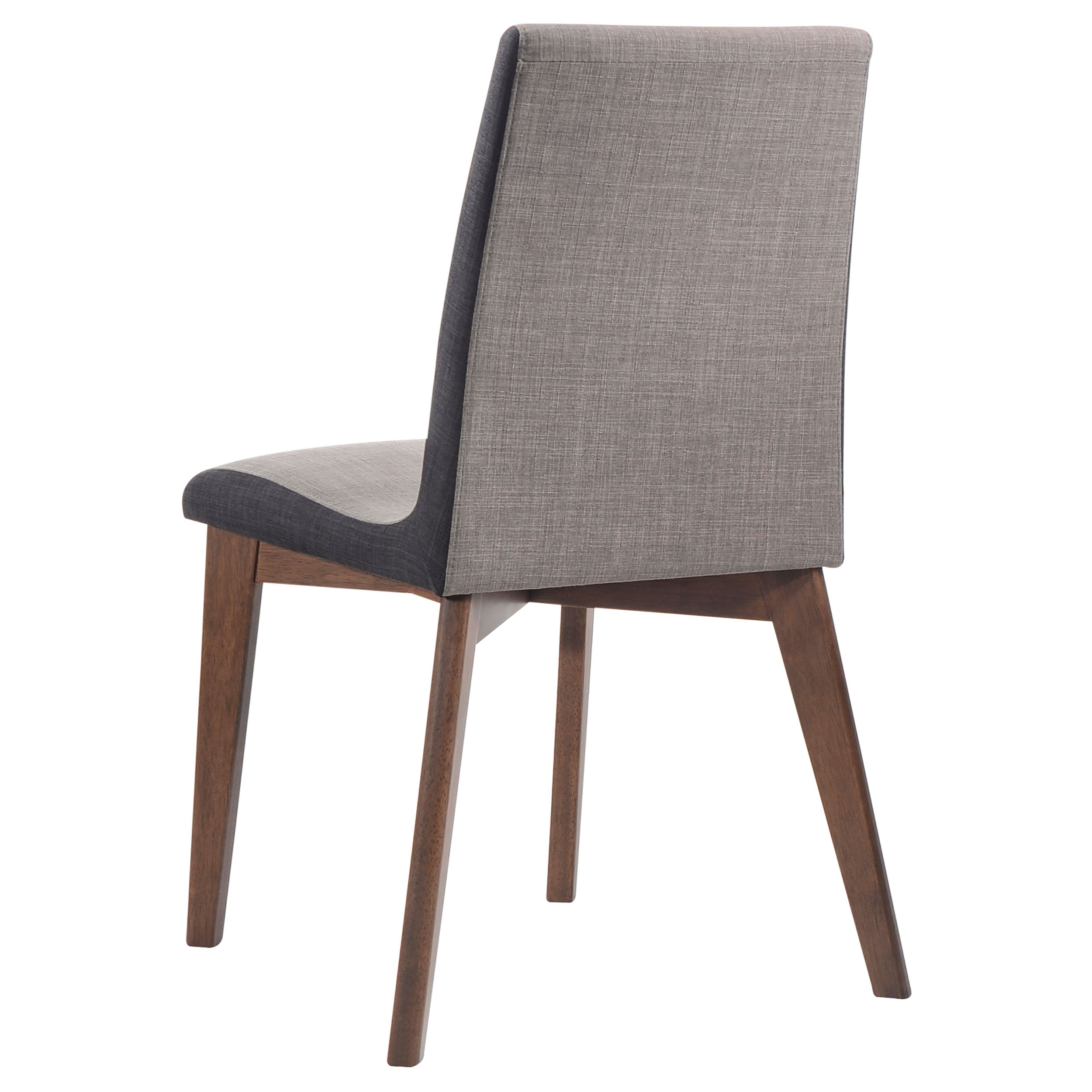 Redbridge Upholstered Dining Side Chair Walnut (Set of 2)-CoasterEveryday