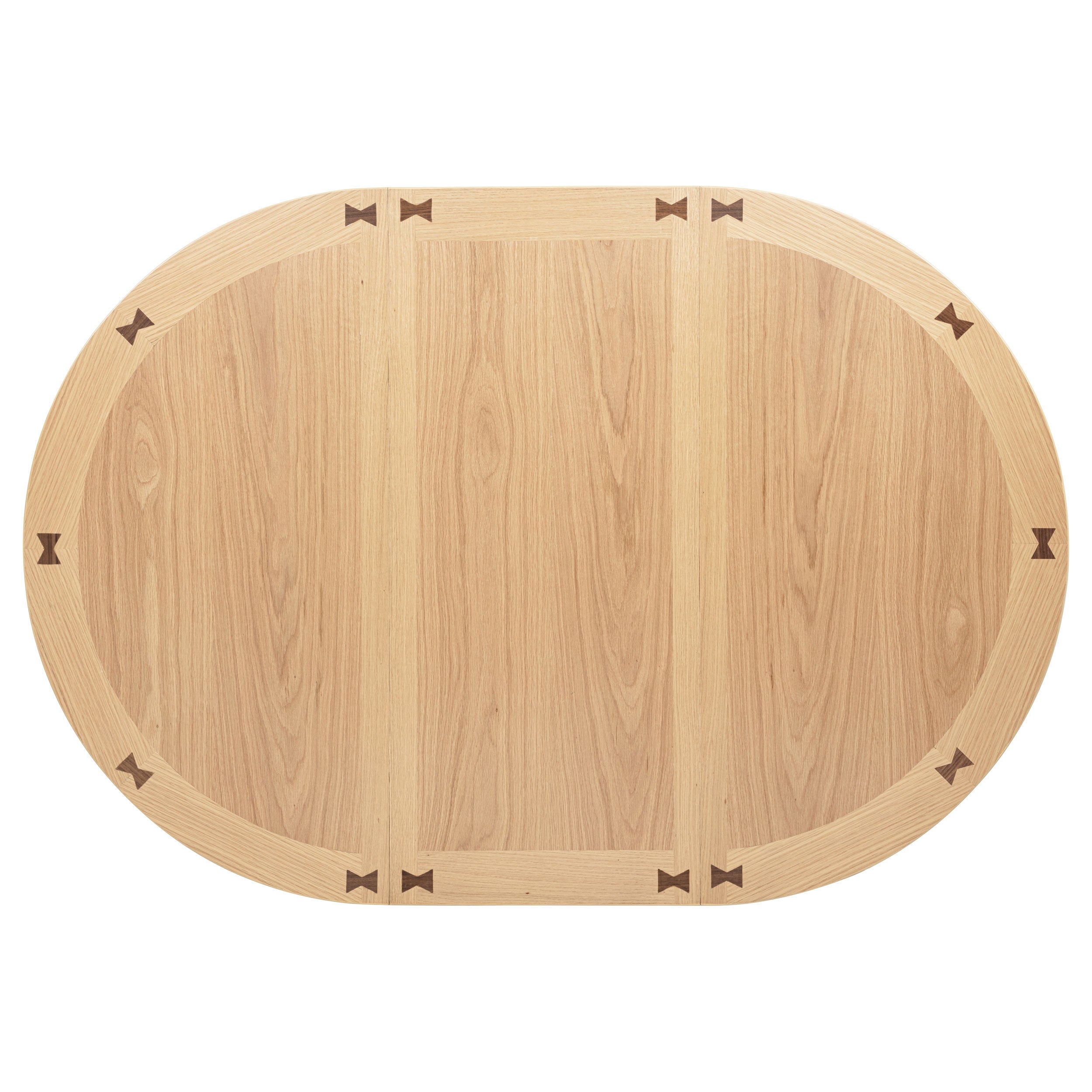 Lavon Oval 60-inch Wood Extension Leaf Dining Table Light Oak-