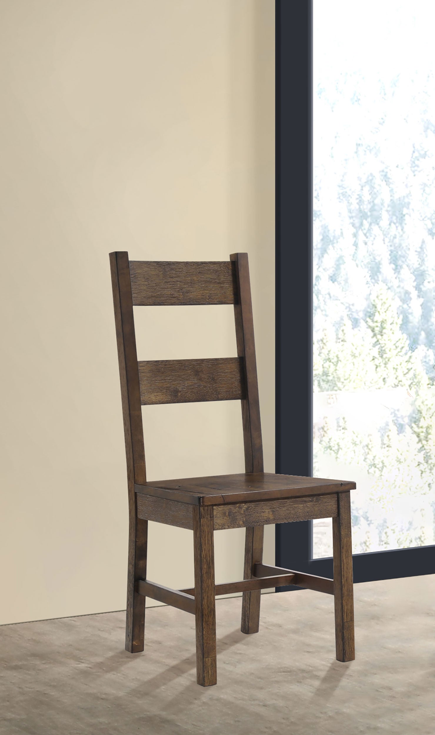 Coleman Dining Side Chair Rustic Golden Brown (Set of 2)-CoasterEveryday