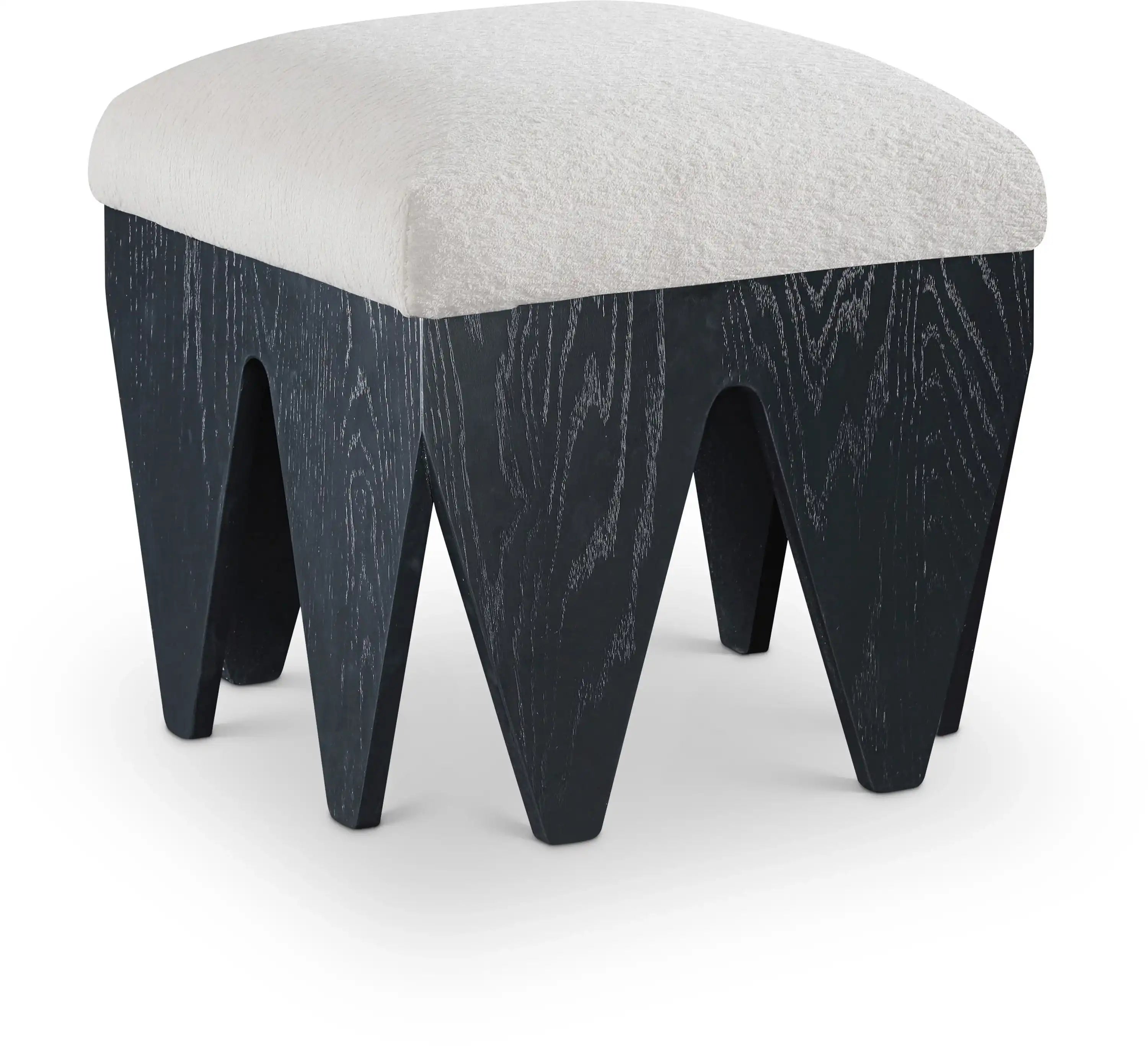 Altair - Fabric Bench - Black Base - Best Buy Furniture