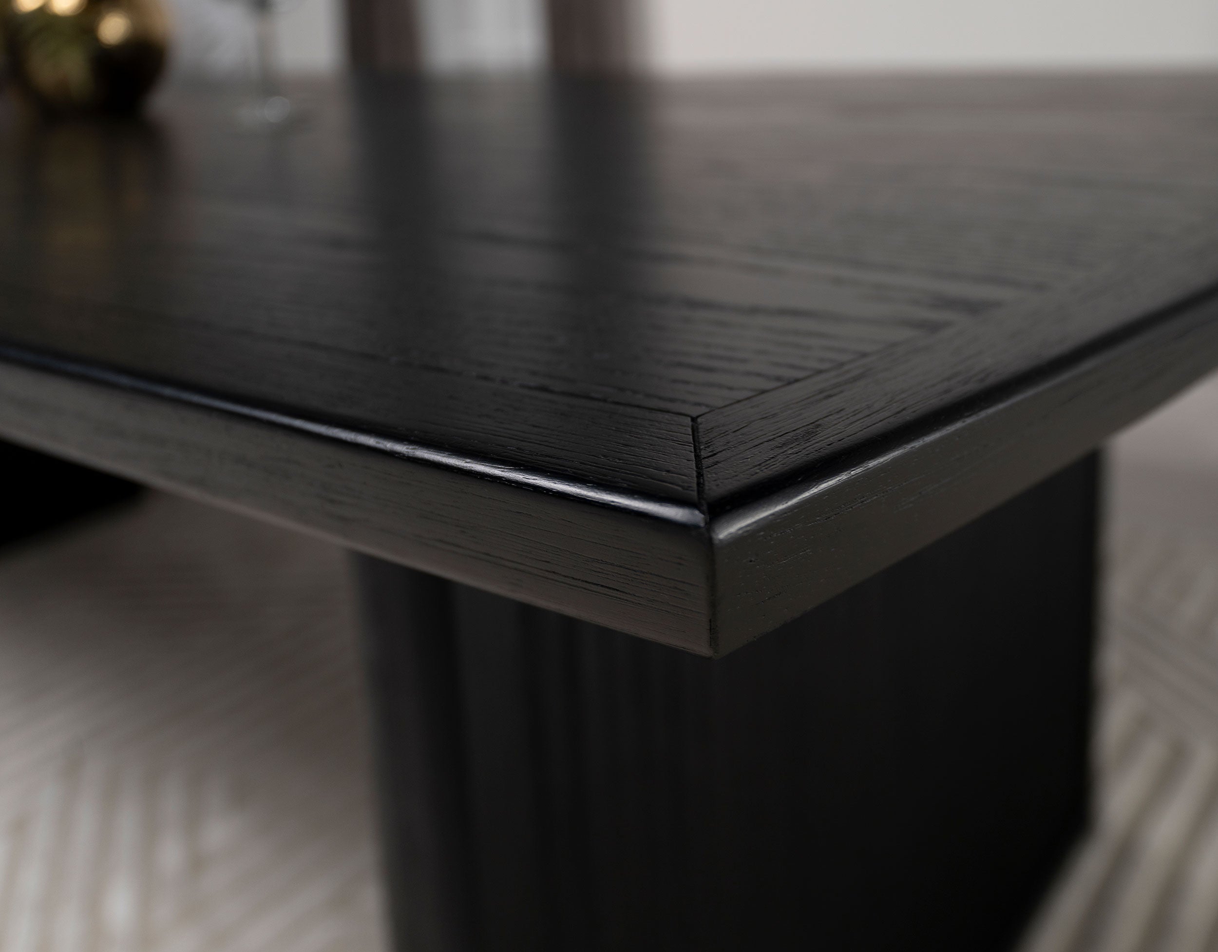 Brookmead 100-inch Extension Leaf Dining Table Black-CoasterEssence