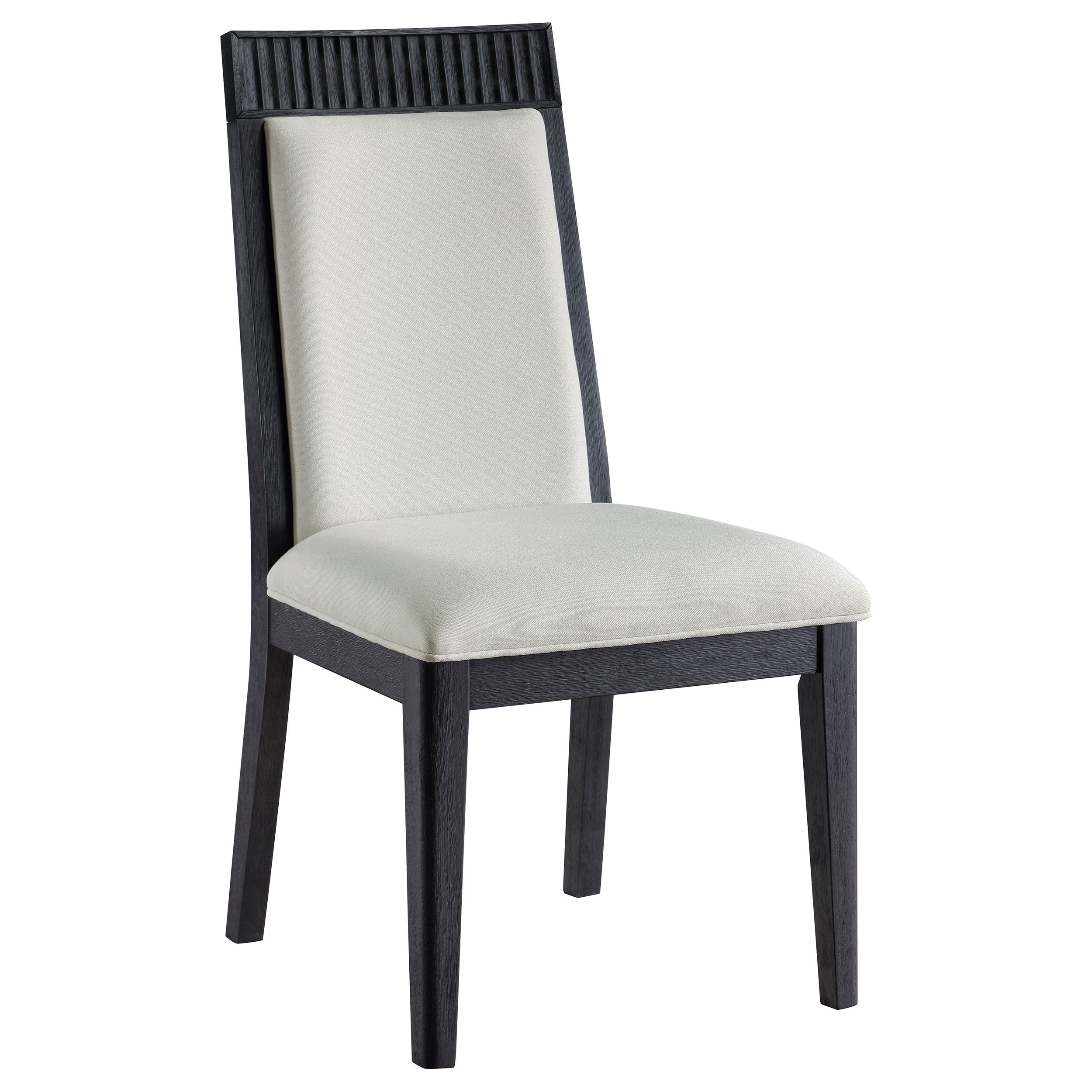 Brookmead Dining Side Chair Ivory and Black (Set of 2)-