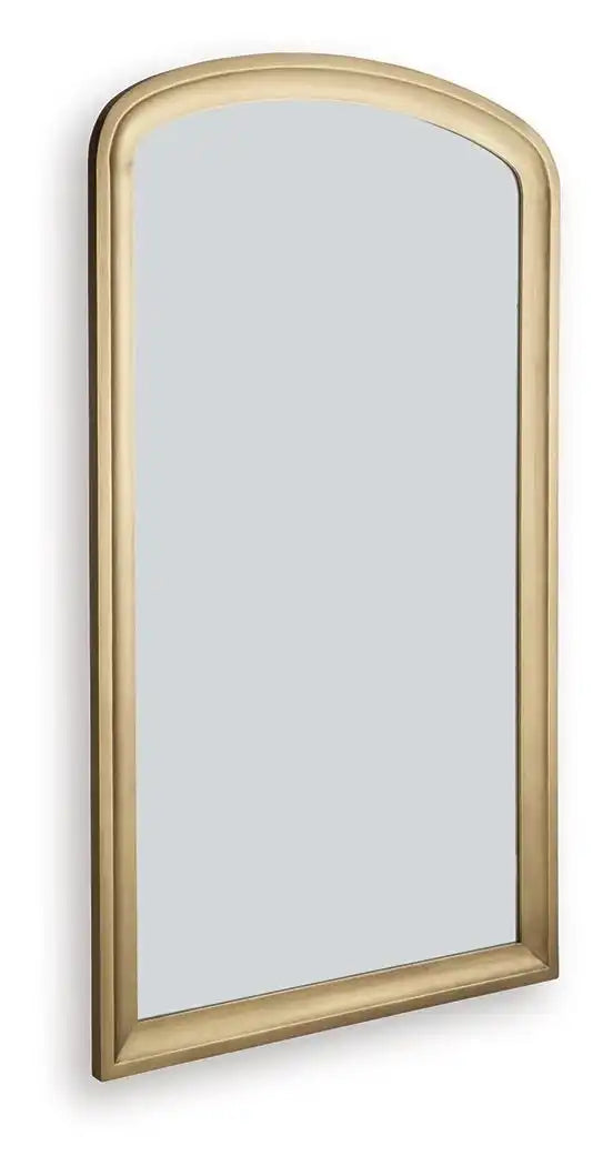 Fintan - Floor Mirror - Gold Finish - Best Buy Furniture