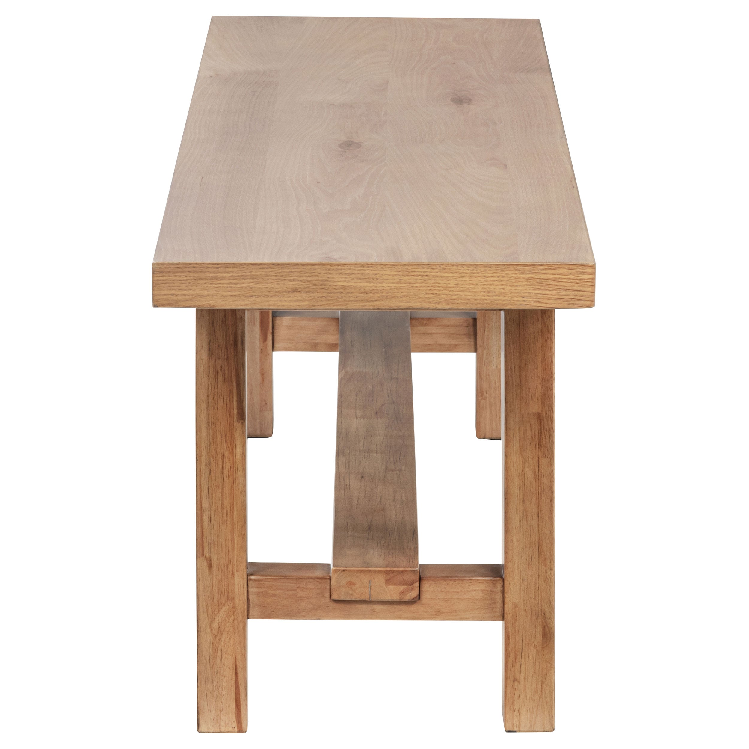 Middleton 60-inch Wood Backless Dining Bench Natural Brown-