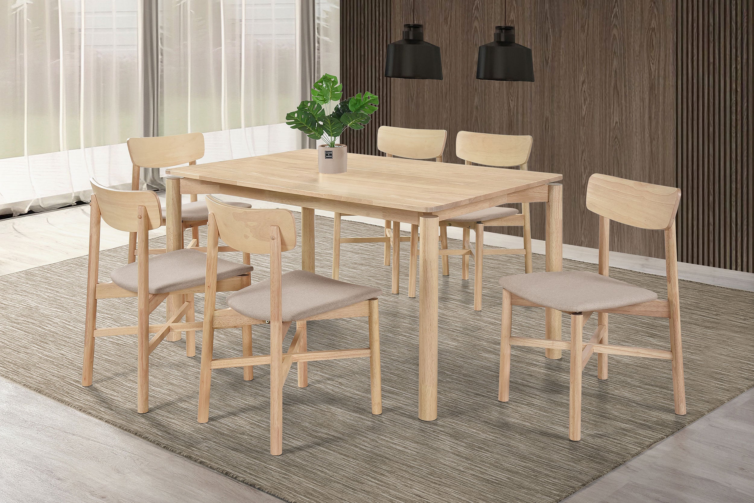 Parkridge Dining Side Chair White Washed (Set of 2)-