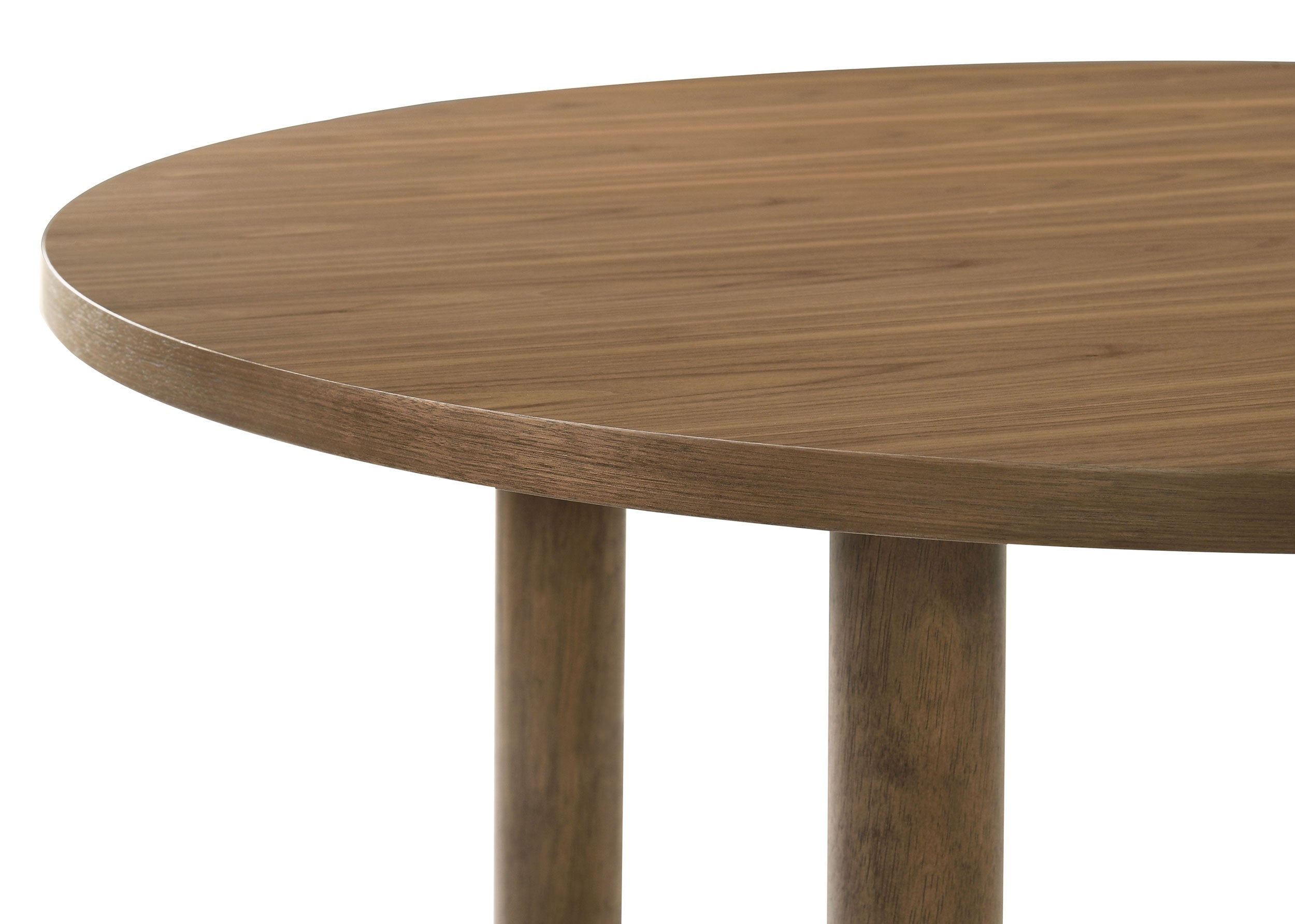 Crestmore 46-inch Round Wood Dining Table Walnut-
