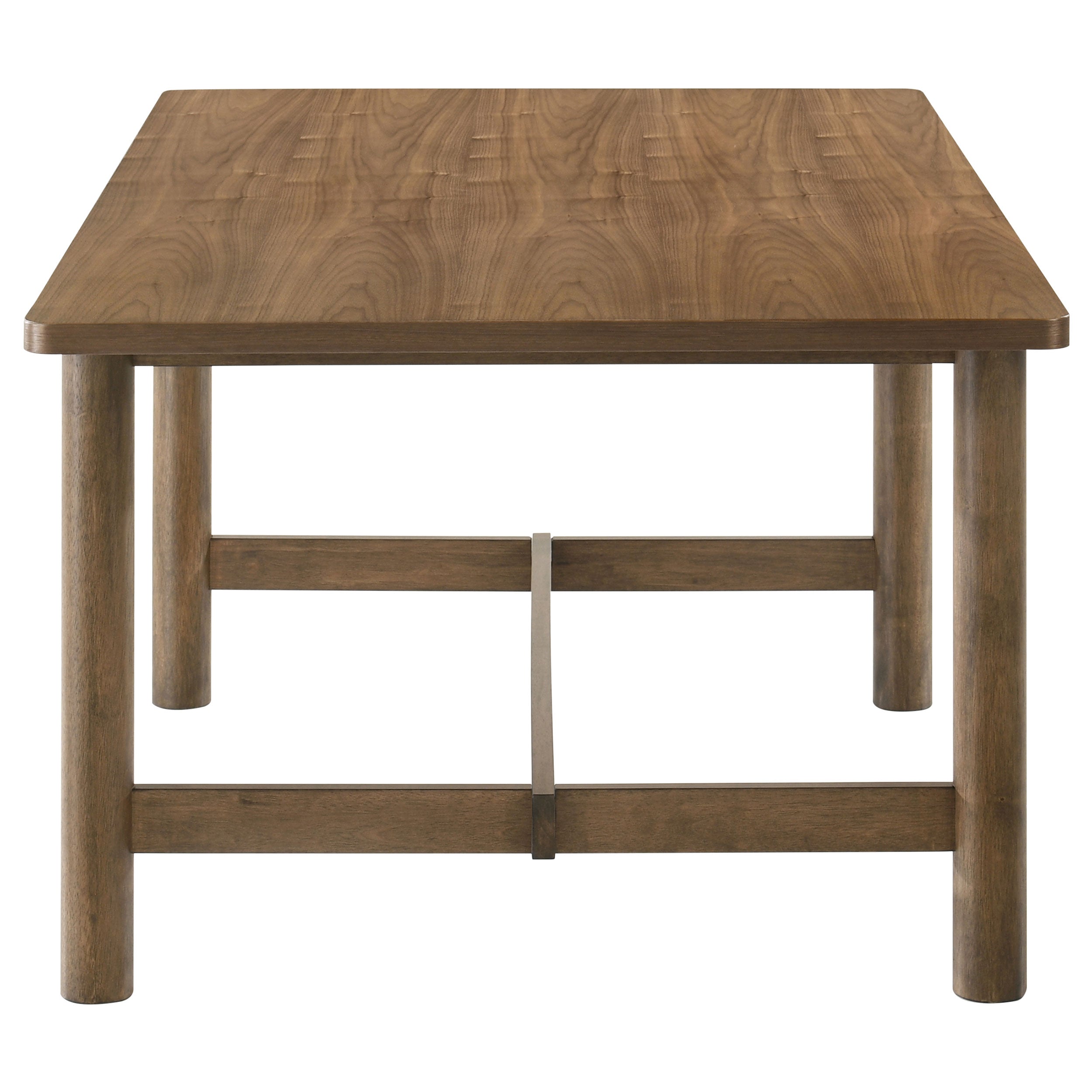 Crestmore 71-inch Rectangular Wood Dining Table Walnut-