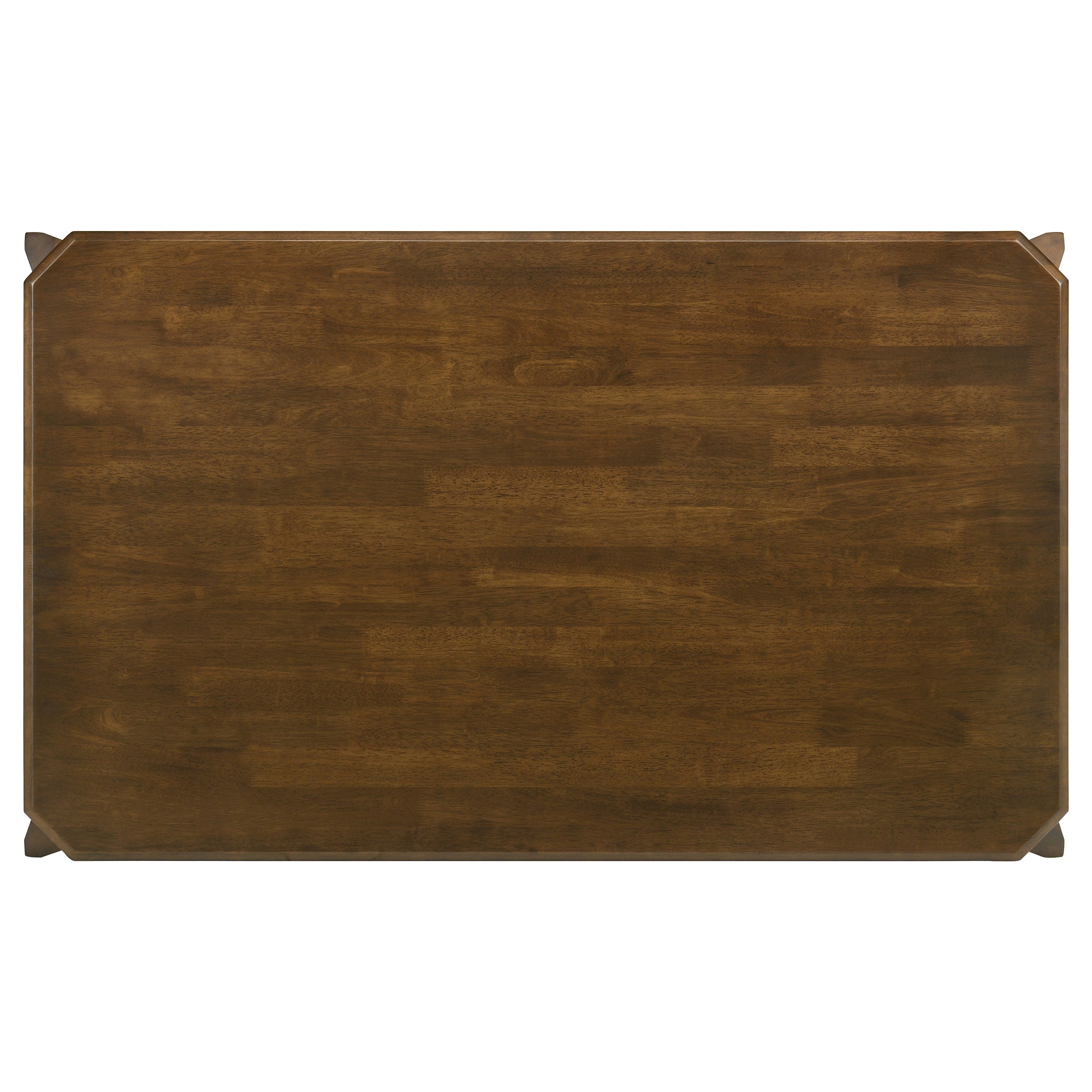 Almonte 59-inch Rectangular Wood Dining Table Dark Brown-