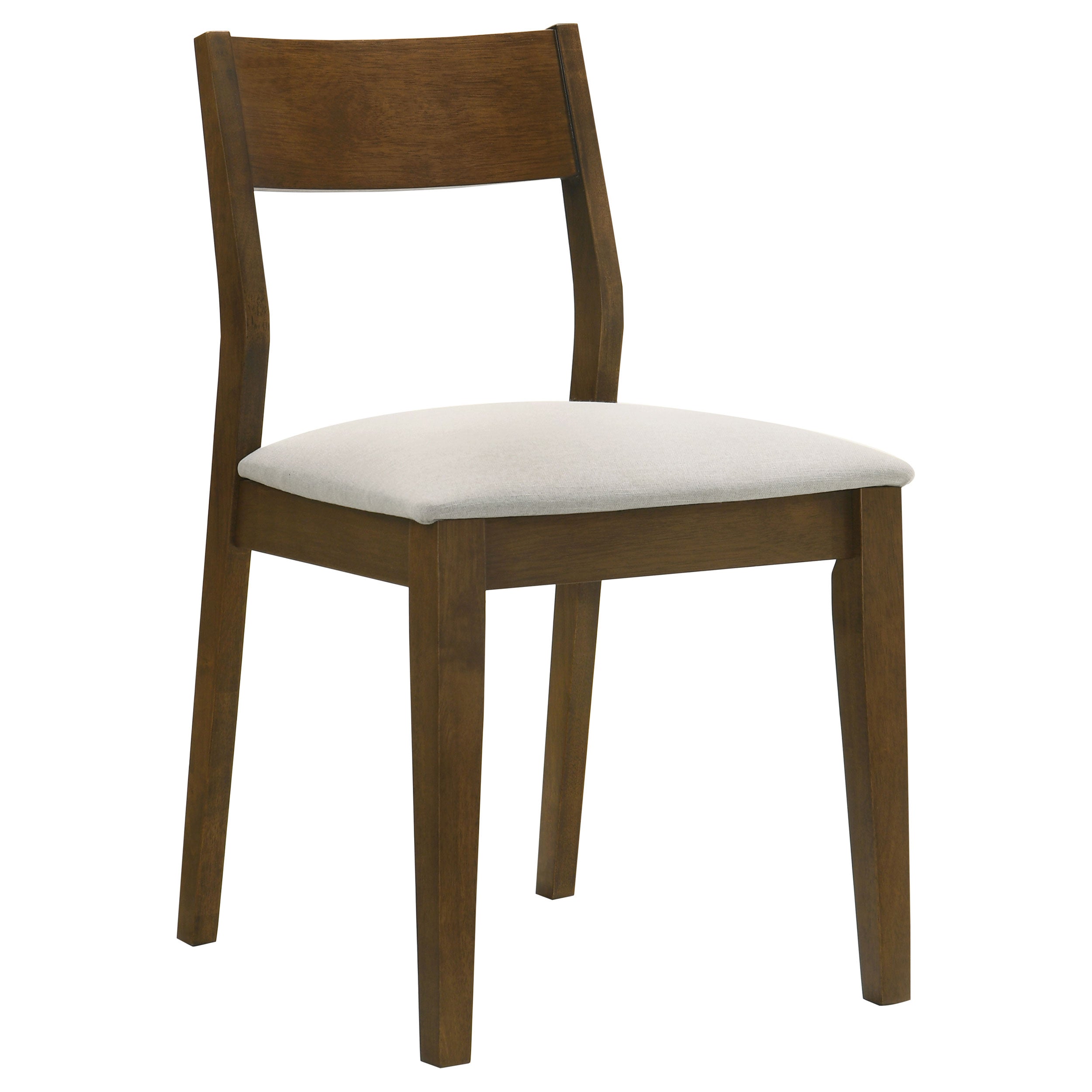 Almonte Dining Chair Upholstered Seat Dark Brown (Set of 2)-