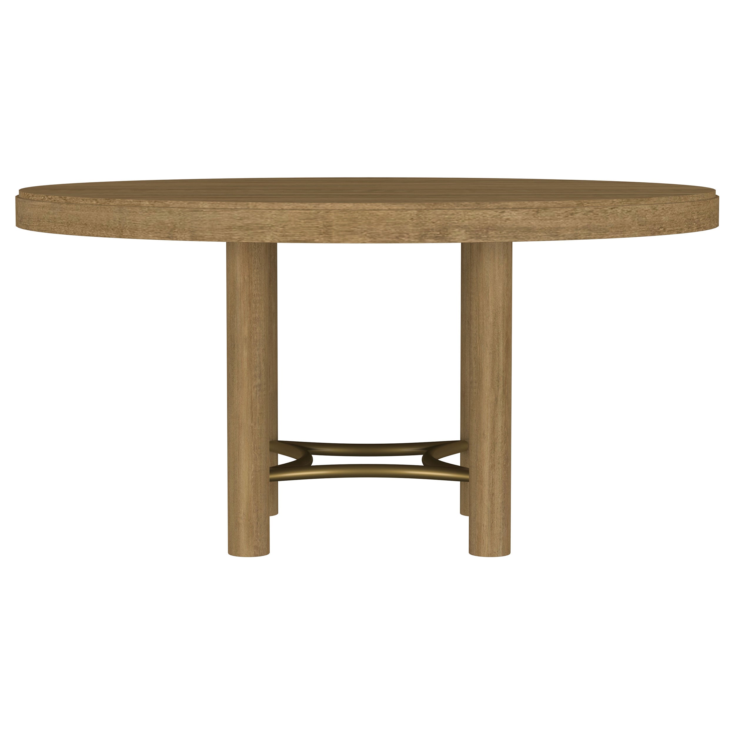 Arini 60-inch Round Wood Dining Room Table Sand Wash-