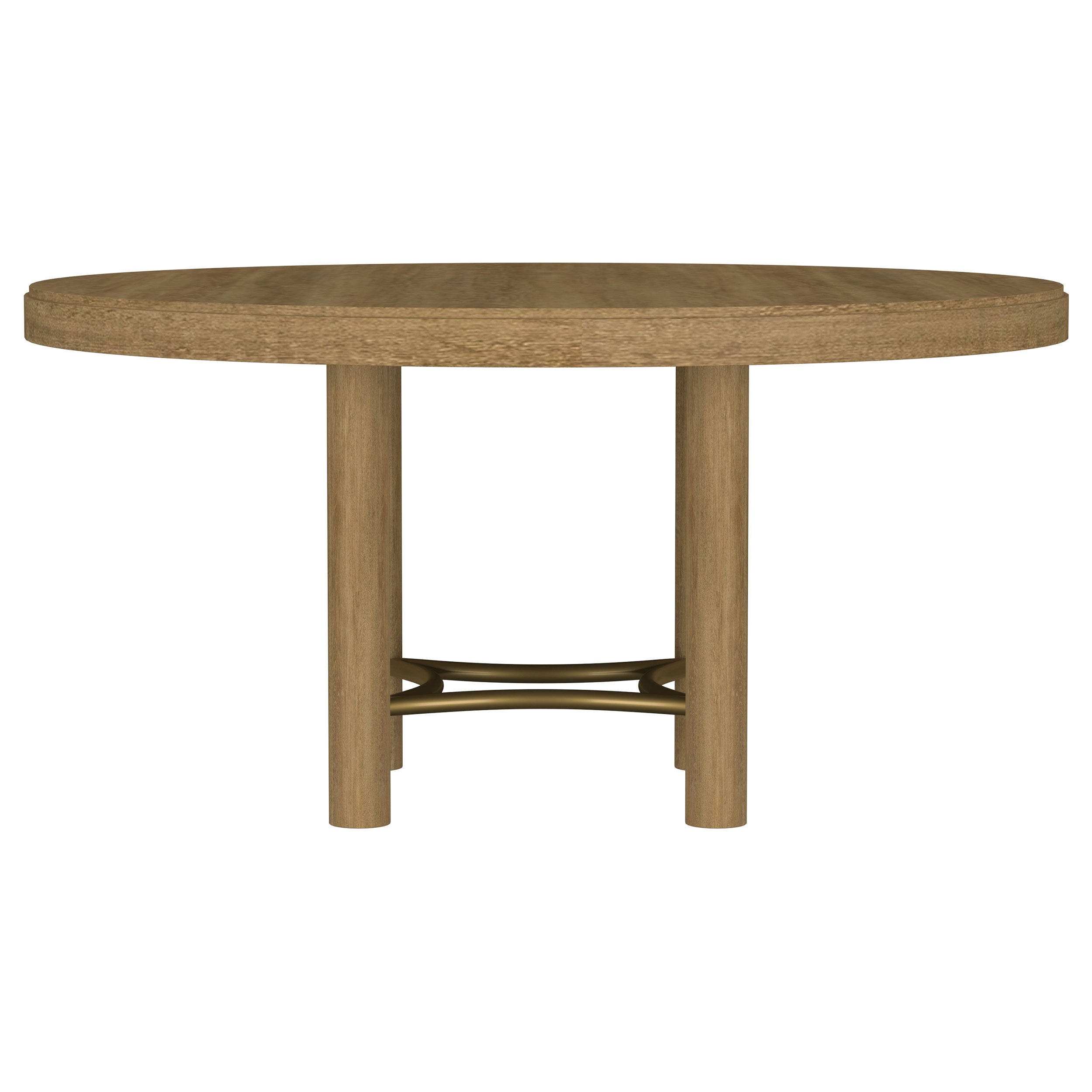 Arini 60-inch Round Wood Dining Room Table Sand Wash-