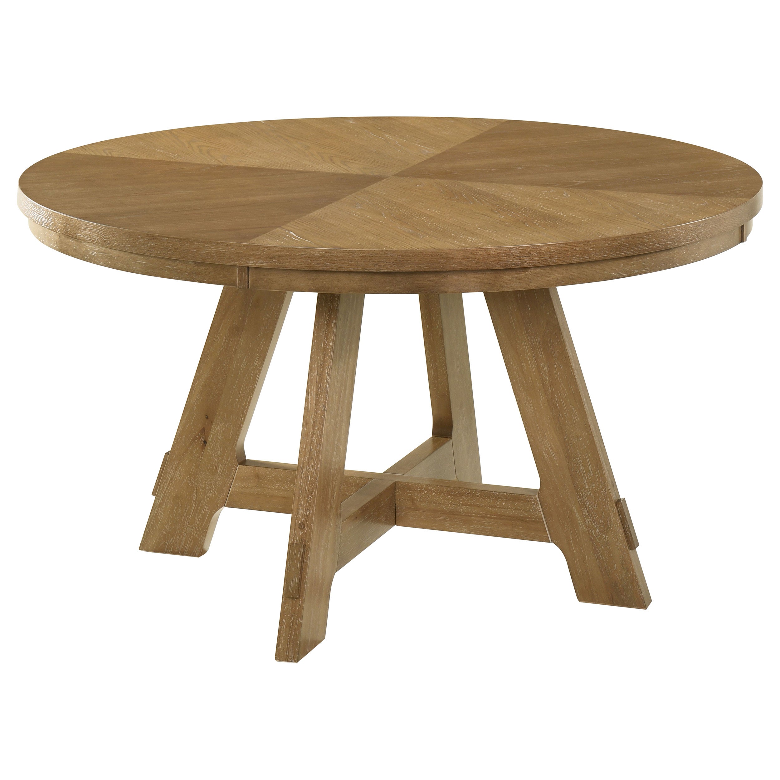 Danvers 5-piece Dining Table Set Brown Oak and Latte-