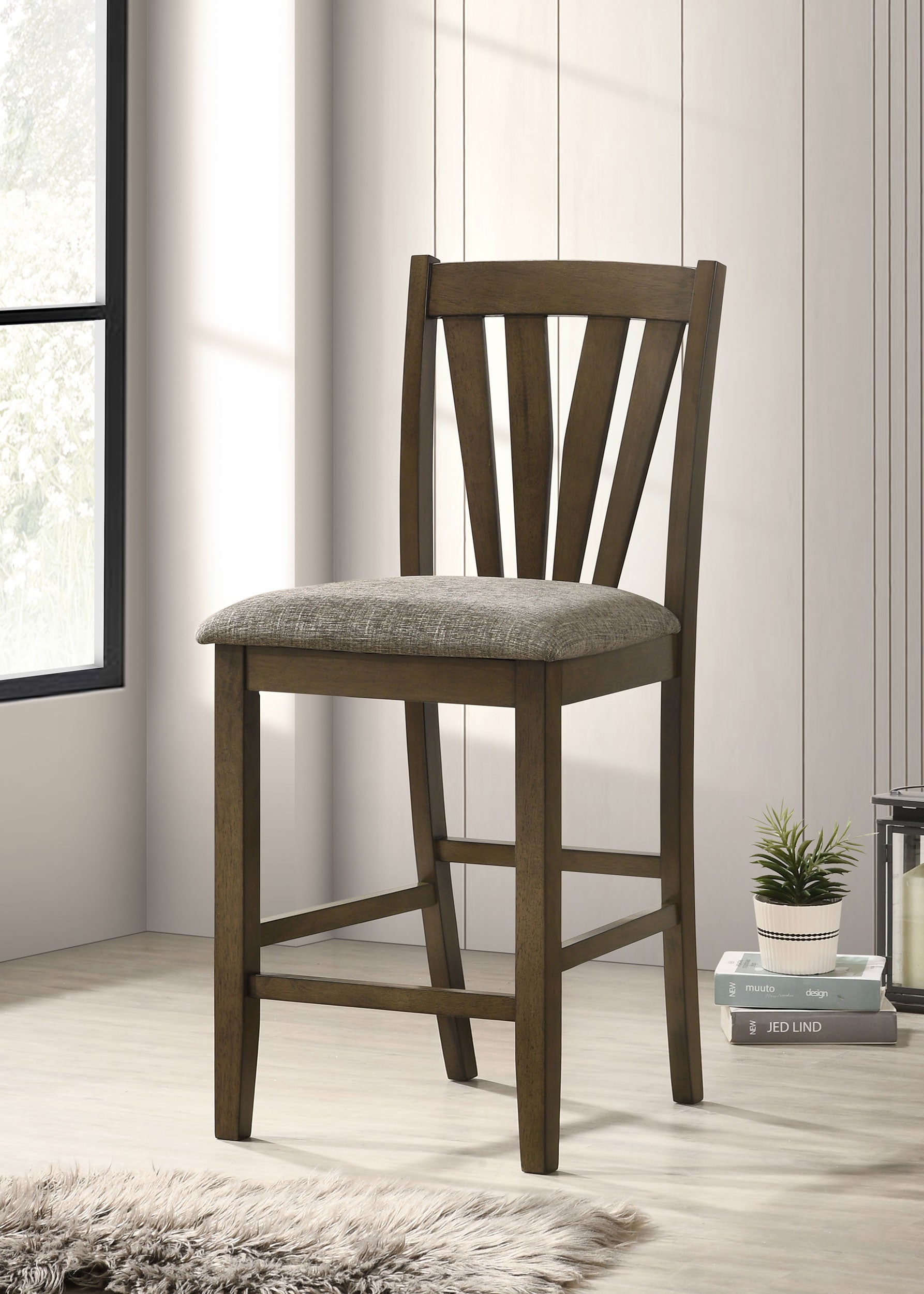 Canfield Counter Height Dining Side Chair Brown (Set of 2)-