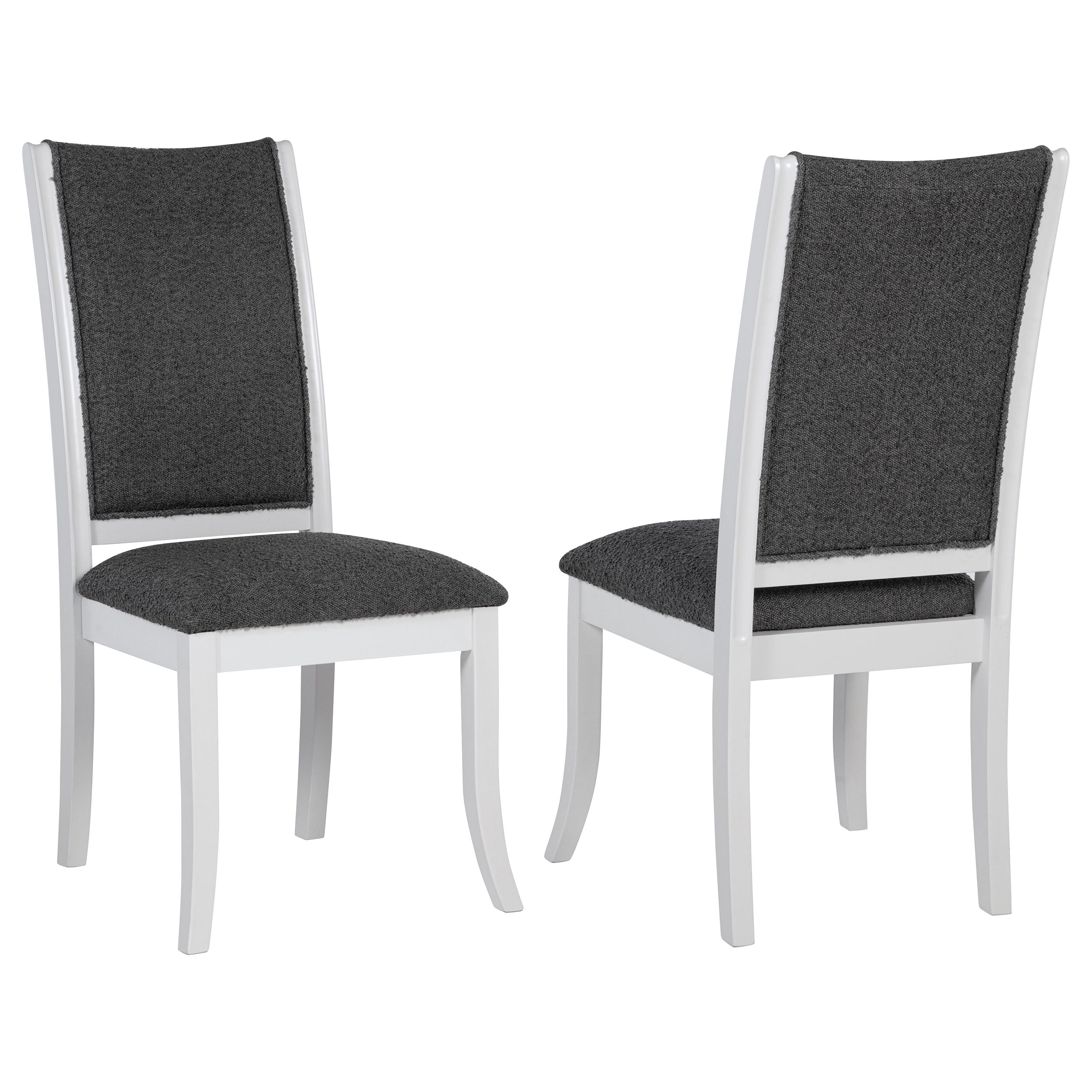 Judd Upholstered Dining Side Chair Pearl White (Set of 2)-