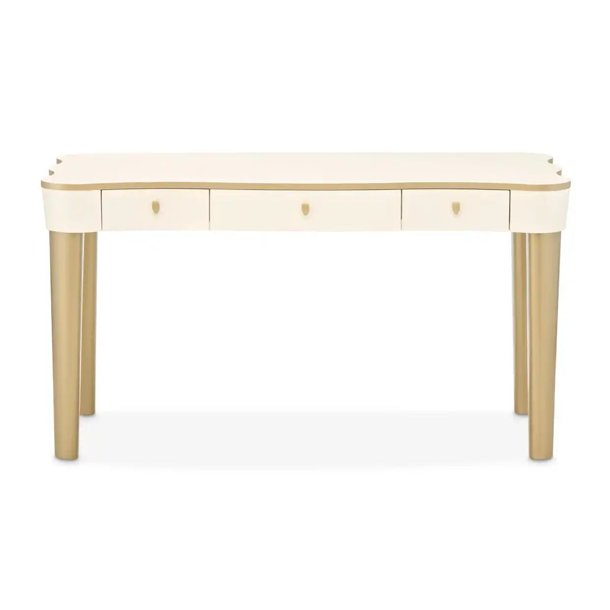 La Terrazza - Vanity Desk - Creamy Pearl - Best Buy Furniture