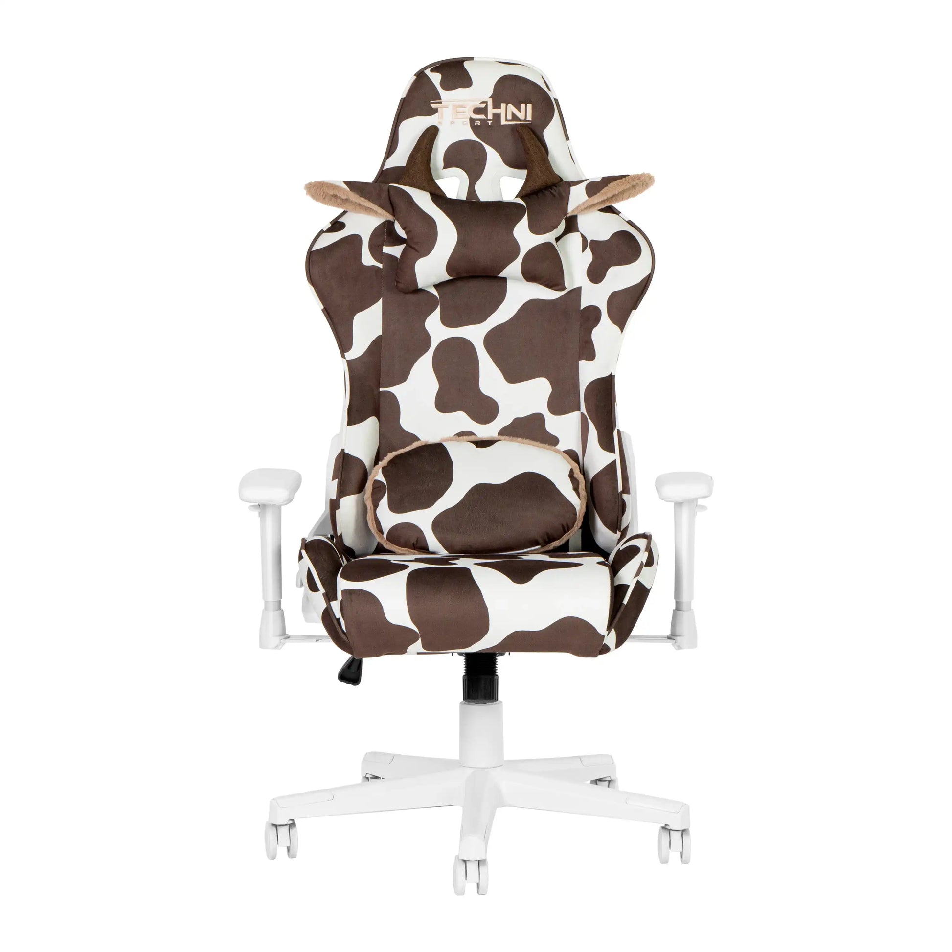 Techni Sport TS85 Brown COW Series Gaming Chair - Best Buy Furniture