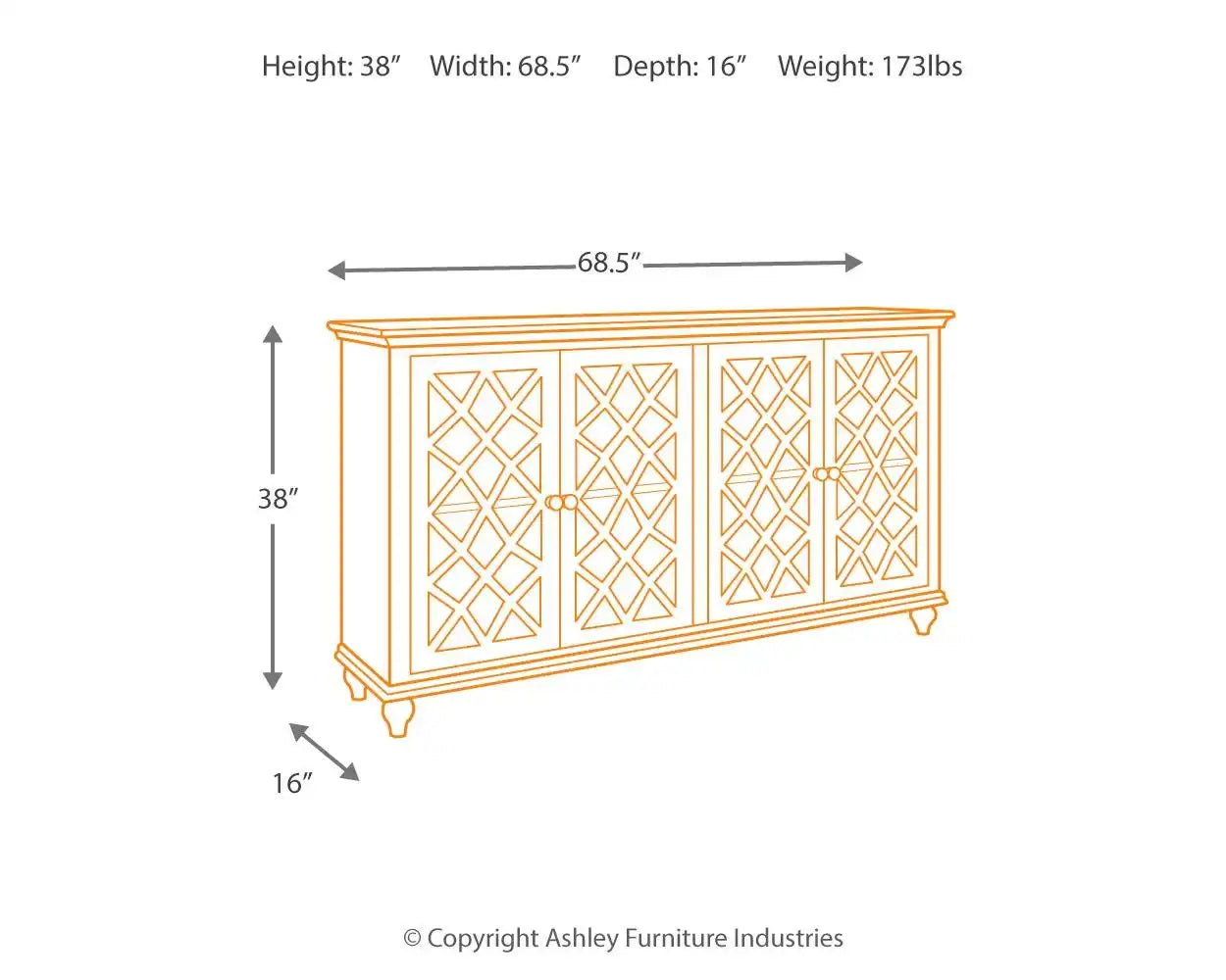 Mirimyn - Accent Cabinet - Vintage Finish - Antique Teal - Best Buy Furniture